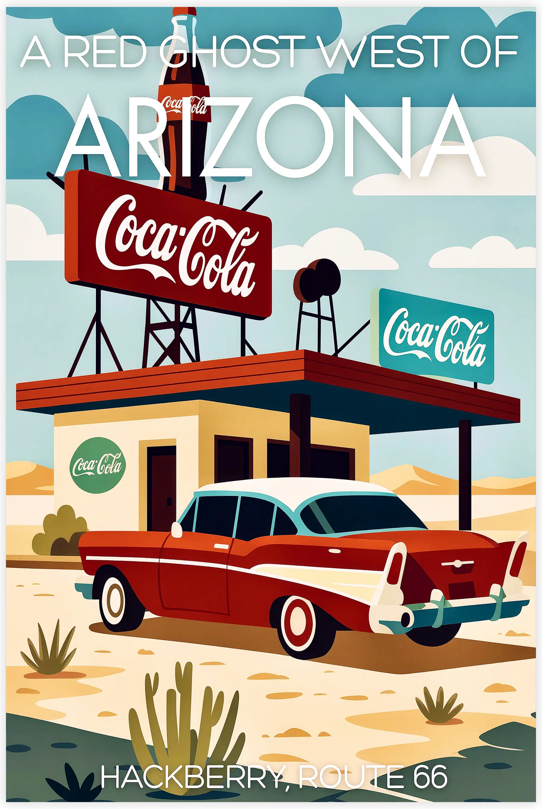 tableau-affiche-hackberry-route-66-arizona | DreamWay