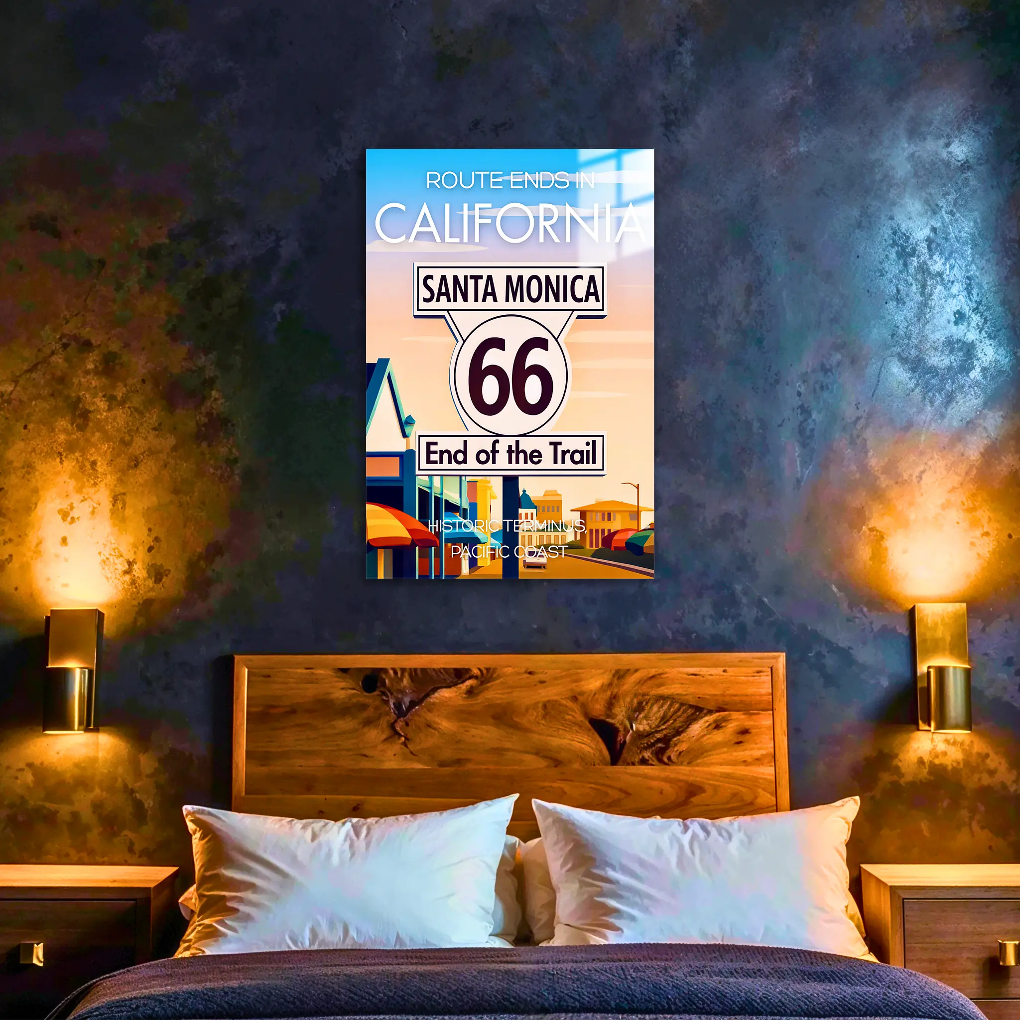 tableau-affiche-historic-terminus-pacific-coast-california-dans-la-chambre | DreamWay