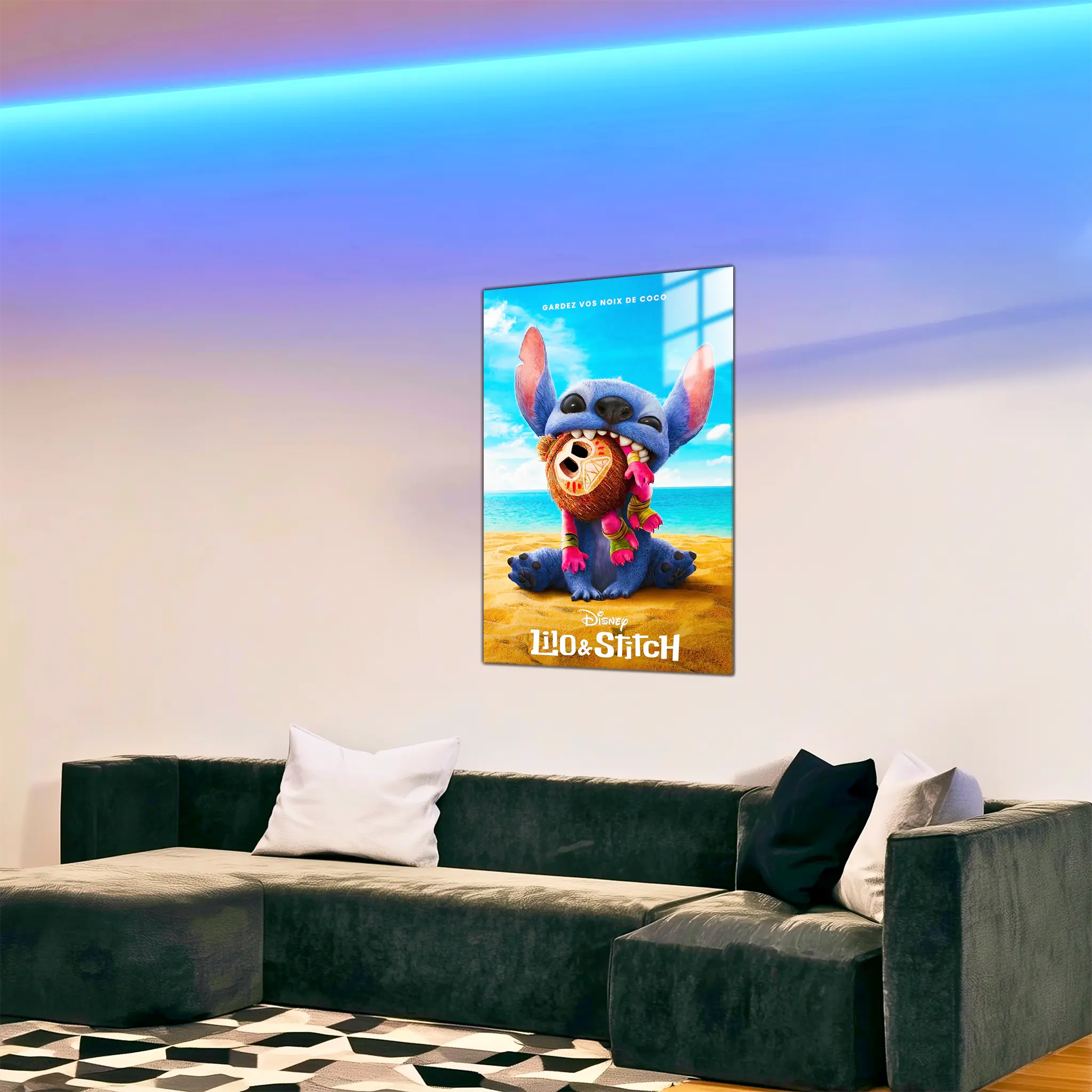 tableau-affiche-lilo-et-stitch-le-film-dans-le-salon | DreamWay