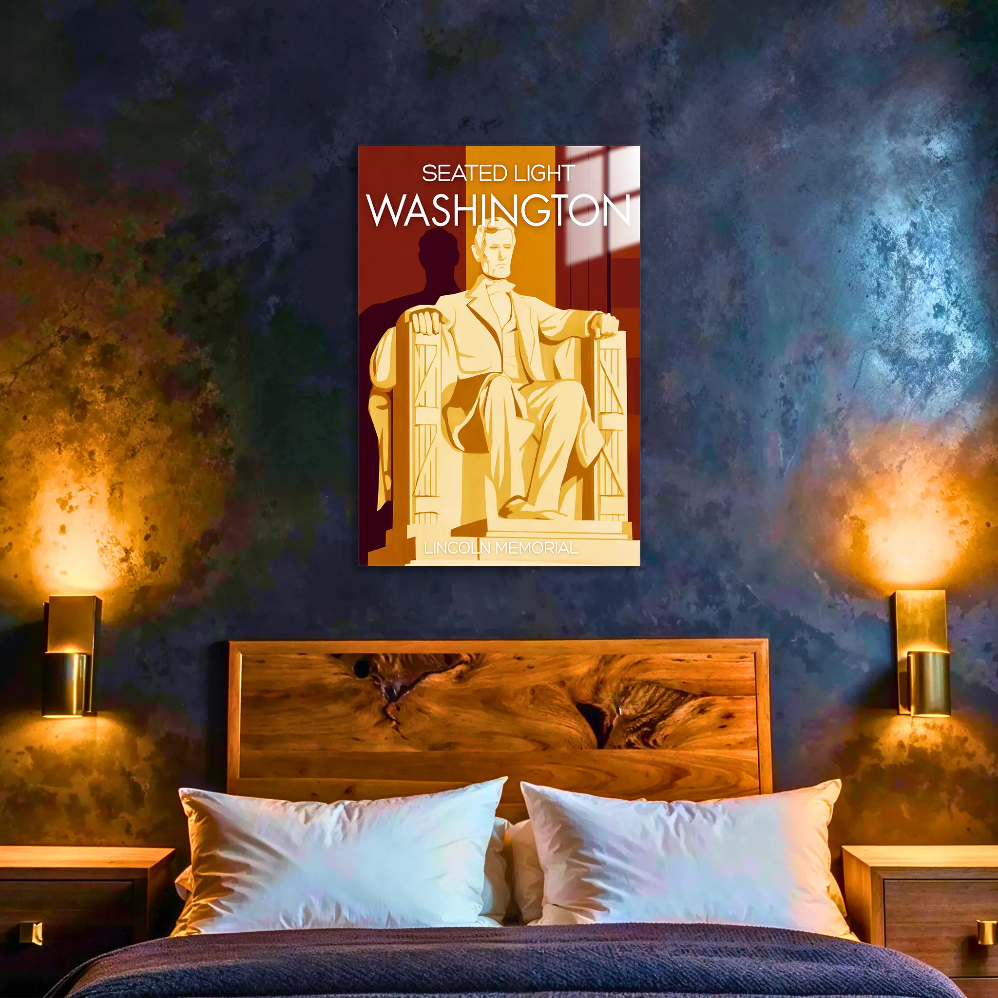 tableau-affiche-lincoln-memorial-statue-washington-dans-la-chambre | DreamWay