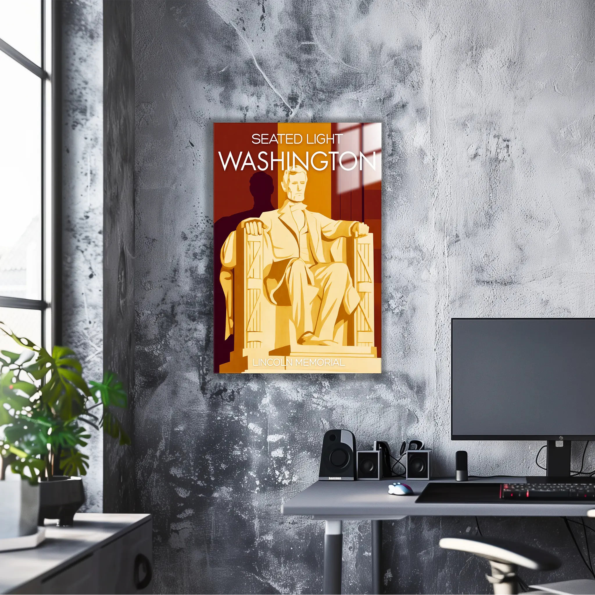 tableau-affiche-lincoln-memorial-statue-washington | DreamWay