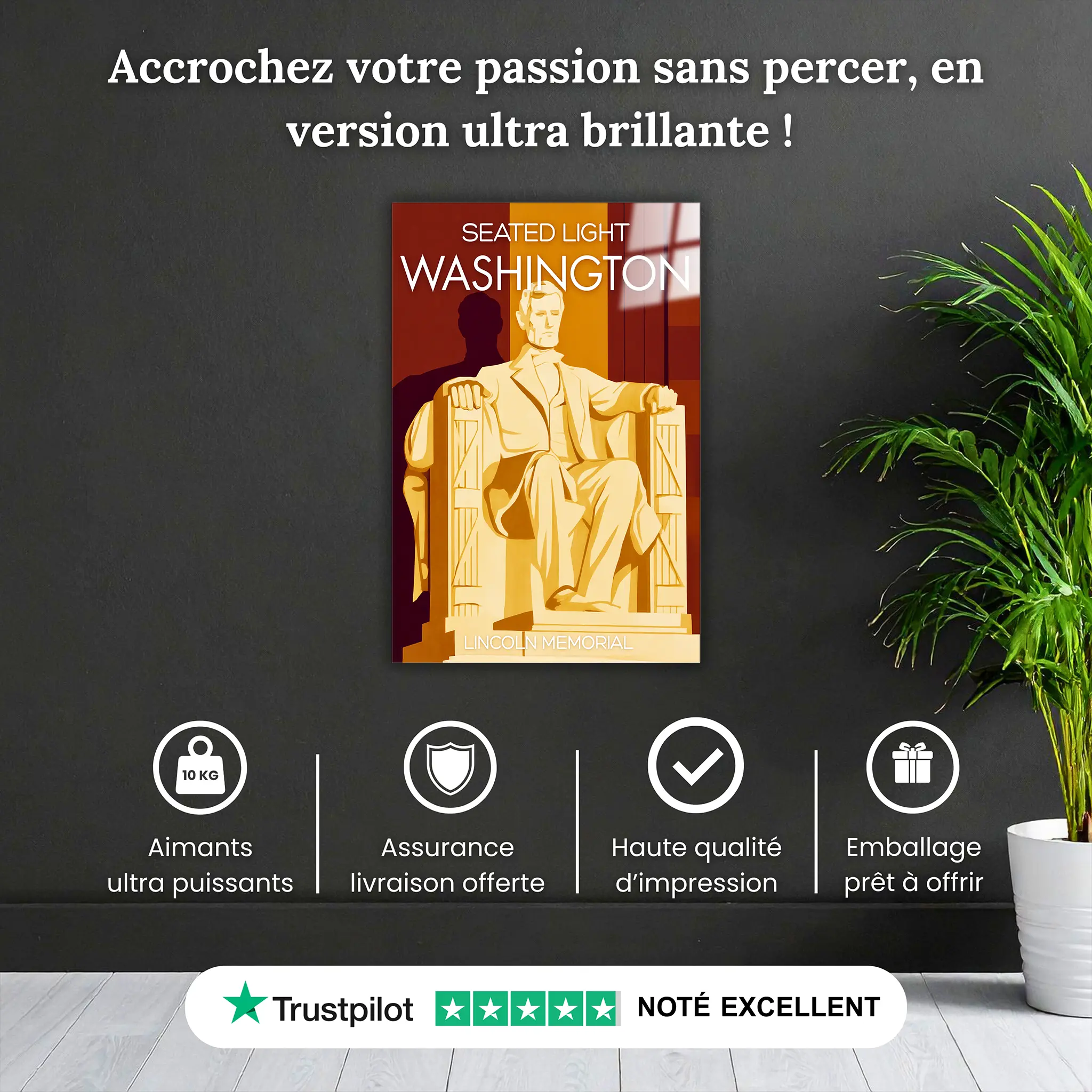 tableau-affiche-lincoln-memorial-statue-washington-pourquoi-acheter | DreamWay