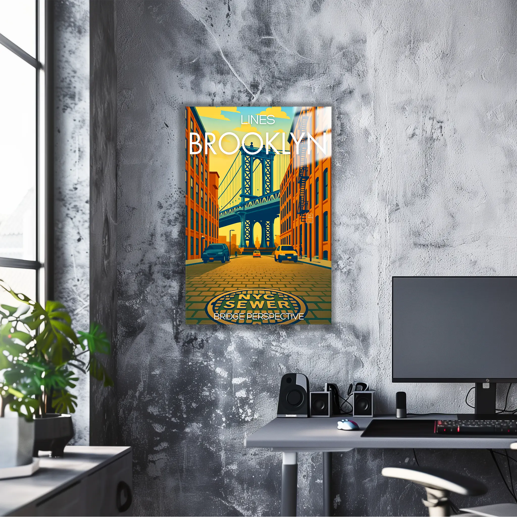 tableau-affiche-lines-brooklyn | DreamWay