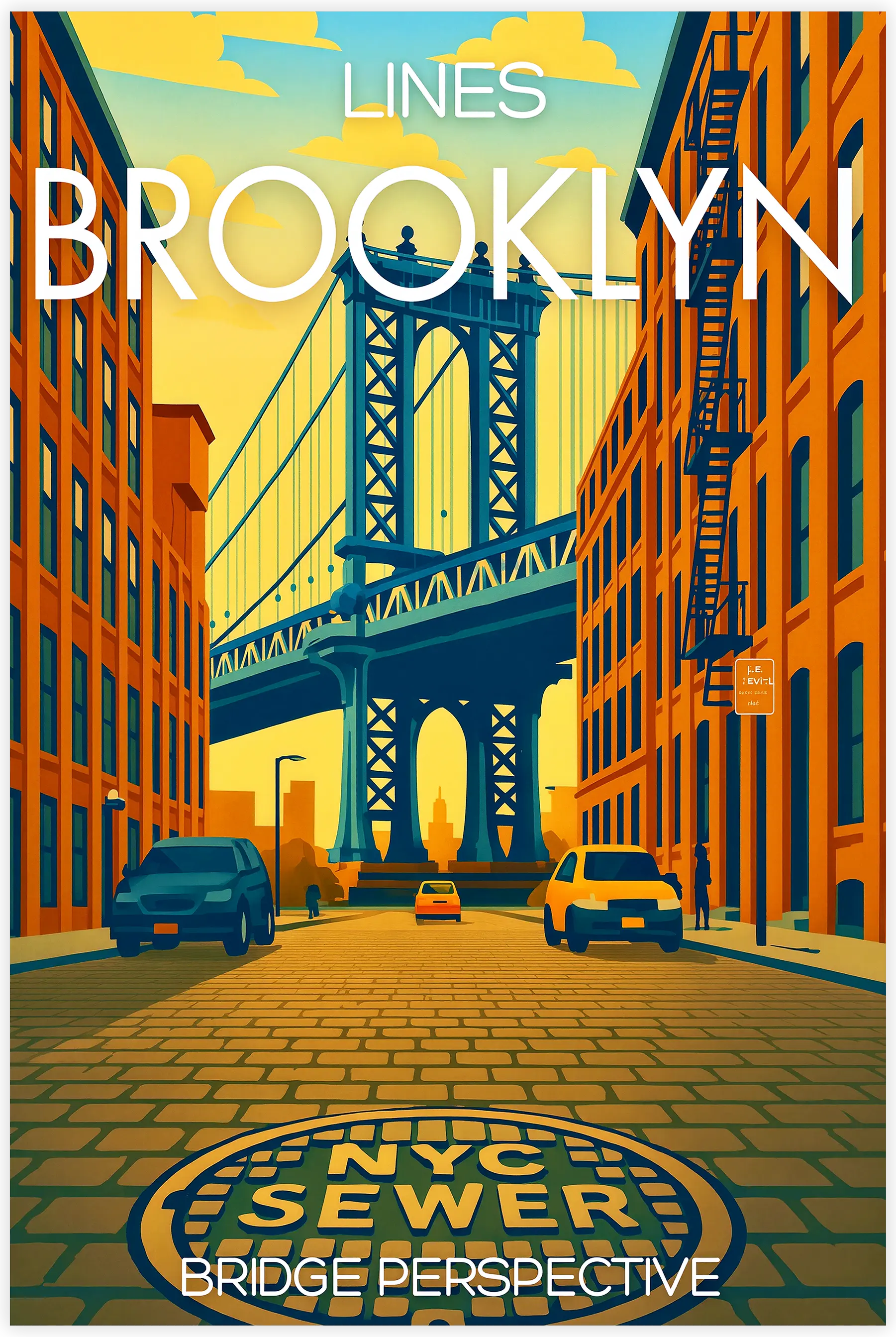 tableau-affiche-lines-brooklyn | DreamWay