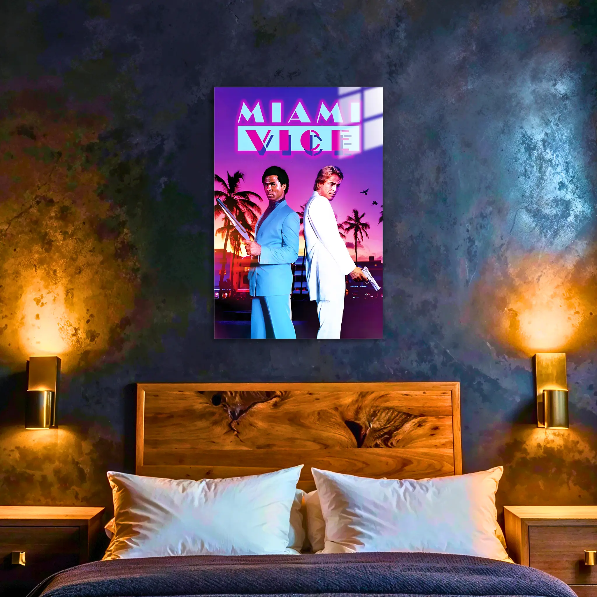 tableau-affiche-miami-vice-dans-la-chambre | DreamWay