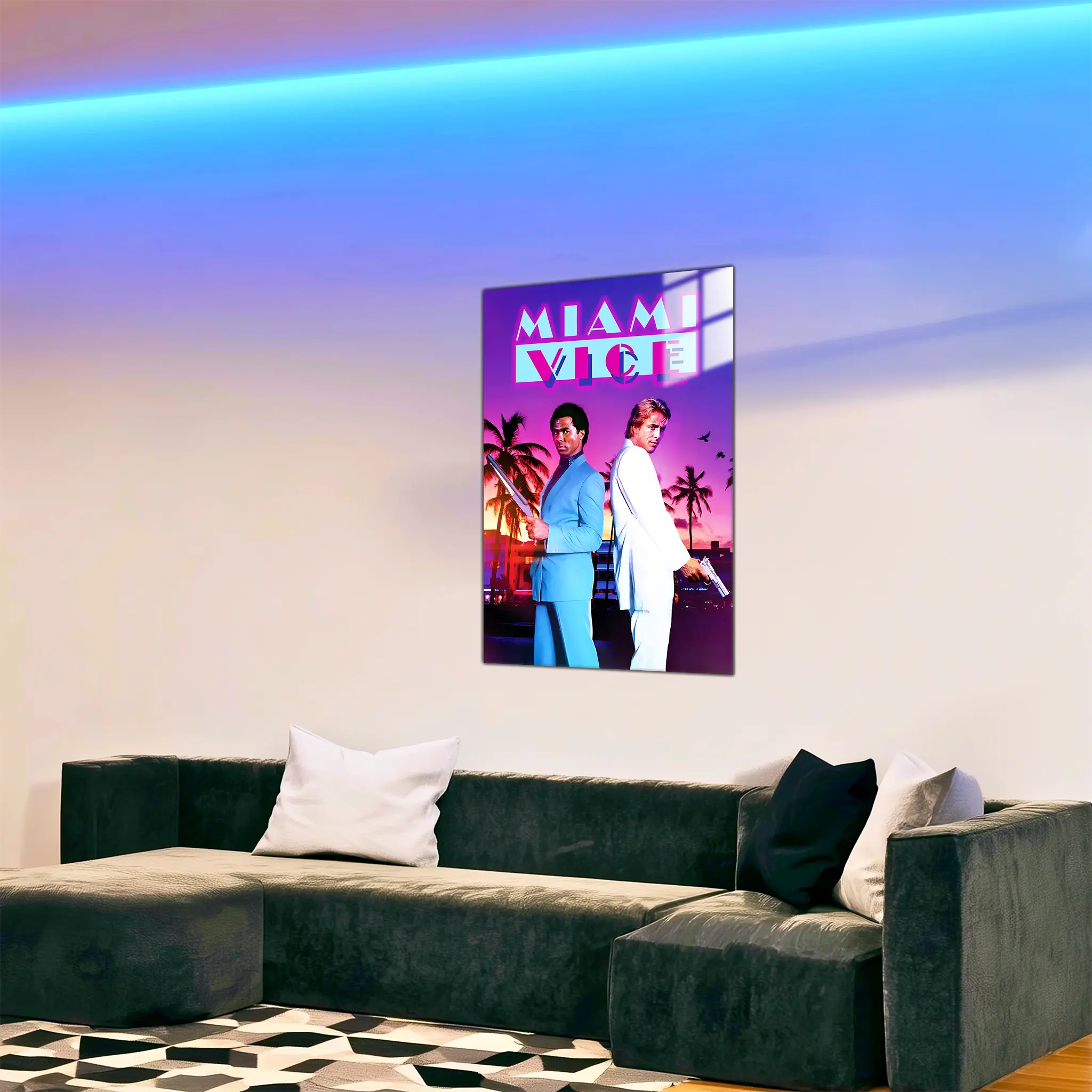 tableau-affiche-miami-vice-dans-le-salon | DreamWay