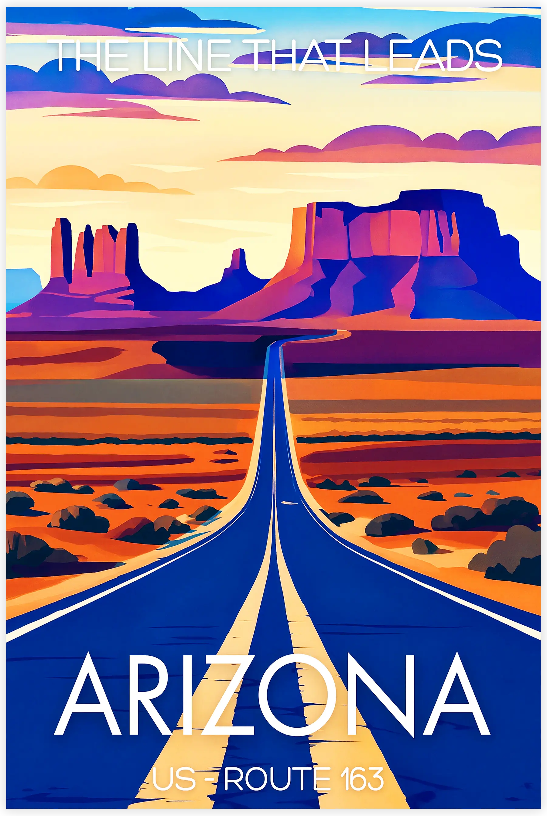 tableau-affiche-route-163-arizona | DreamWay