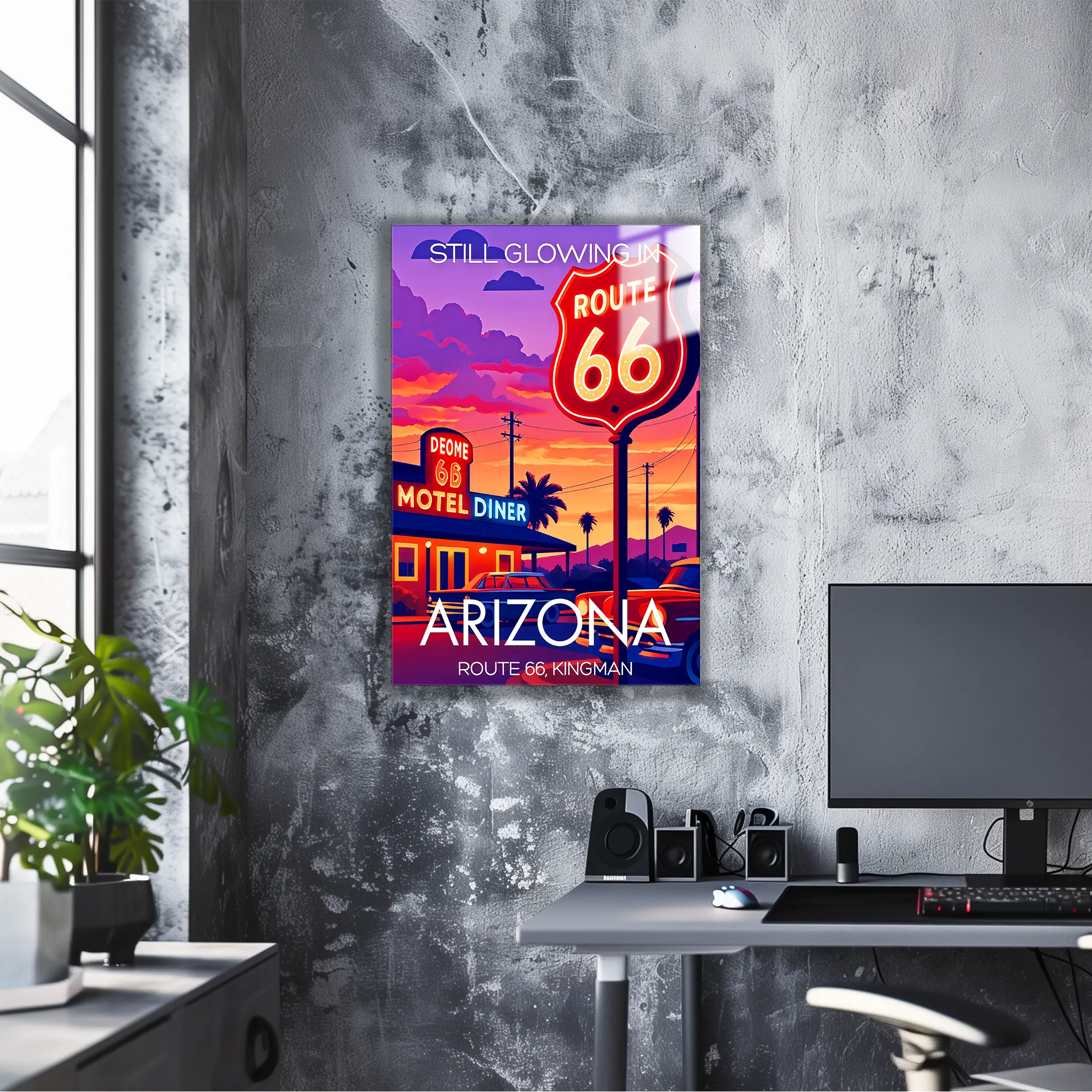 tableau-affiche-route-66-kingman-arizona | DreamWay