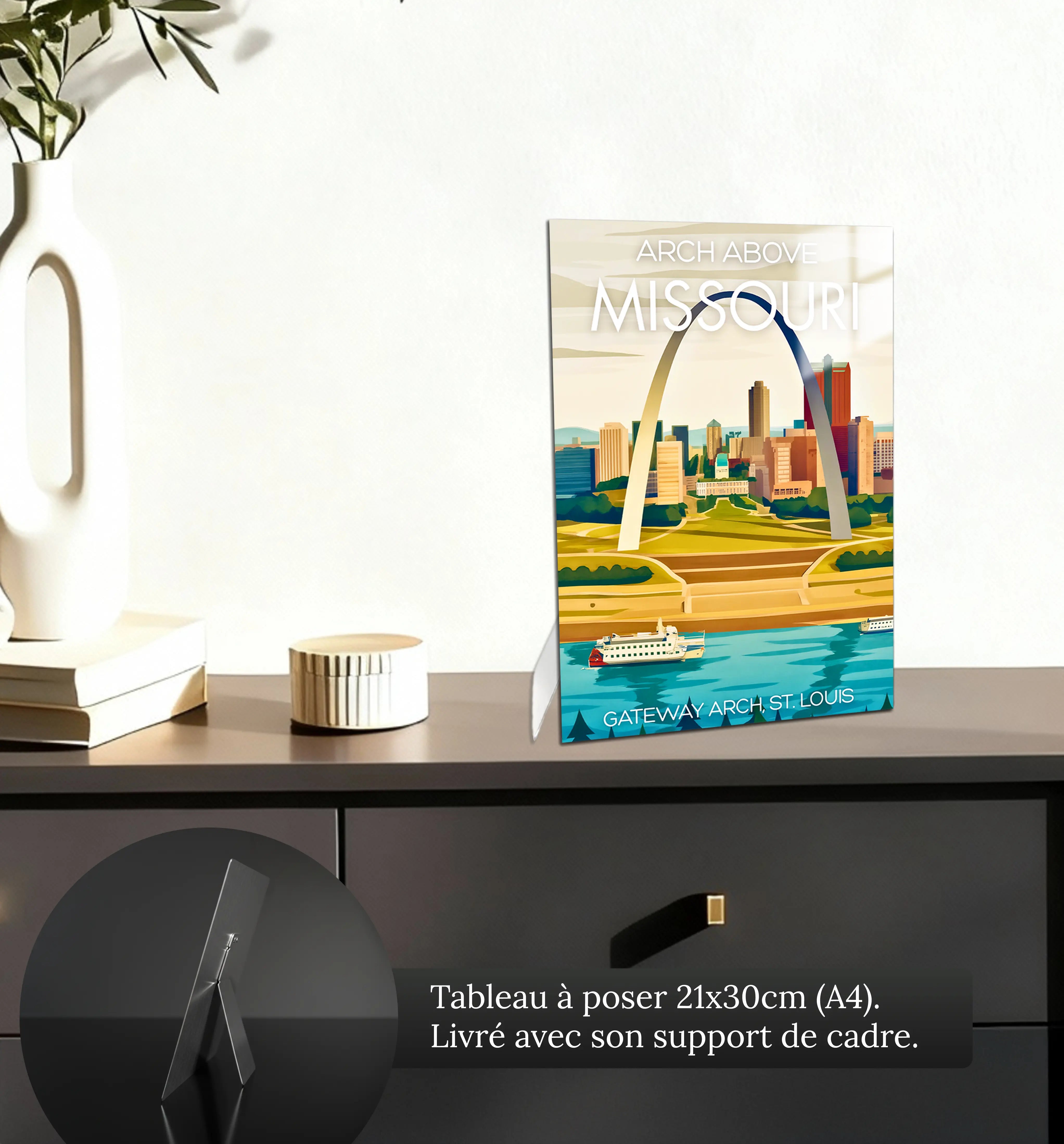 tableau-affiche-saint-louis-missouri-petit-format-a-poser-sur-meuble | DreamWay