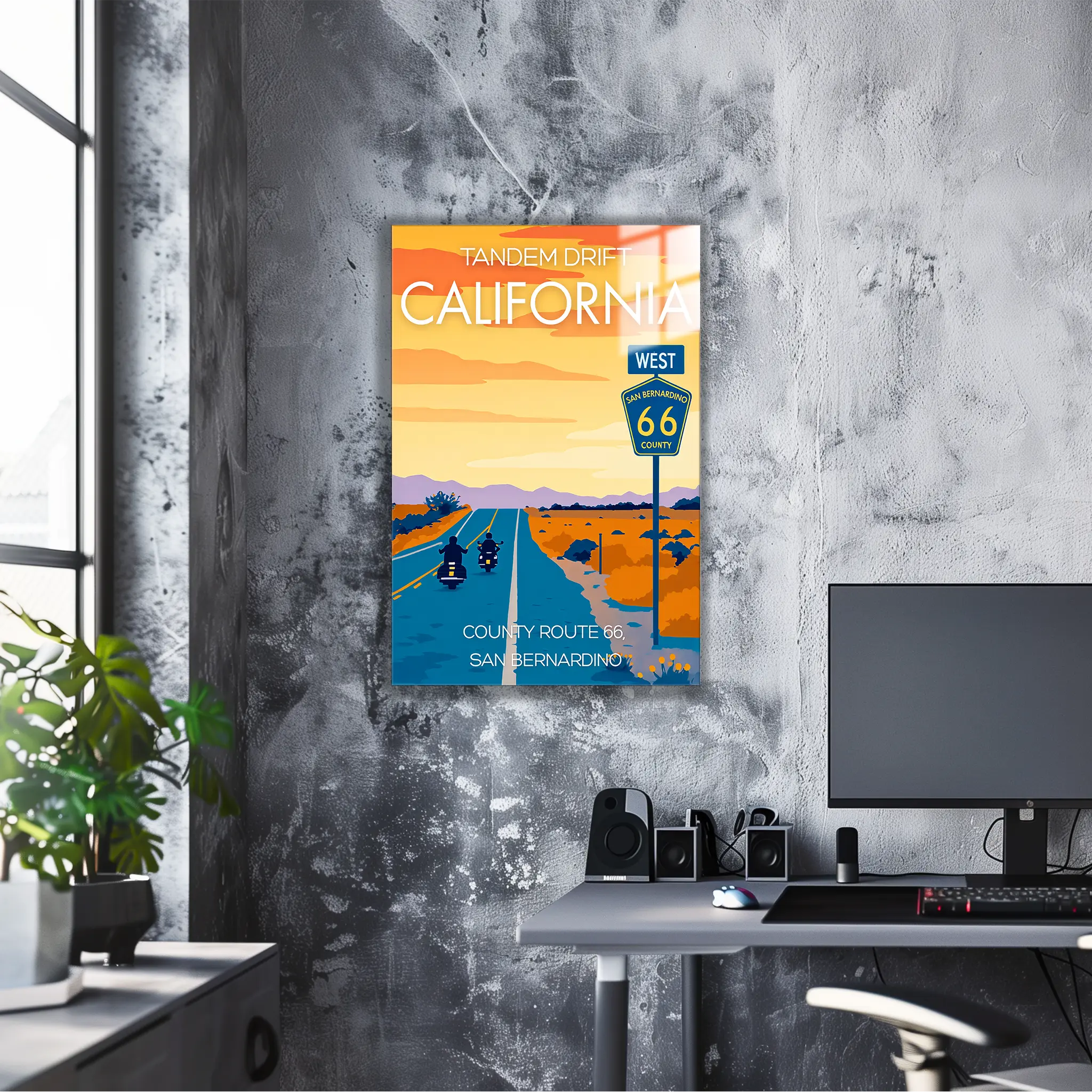 tableau-affiche-san-bernardino-route-66-california | DreamWay