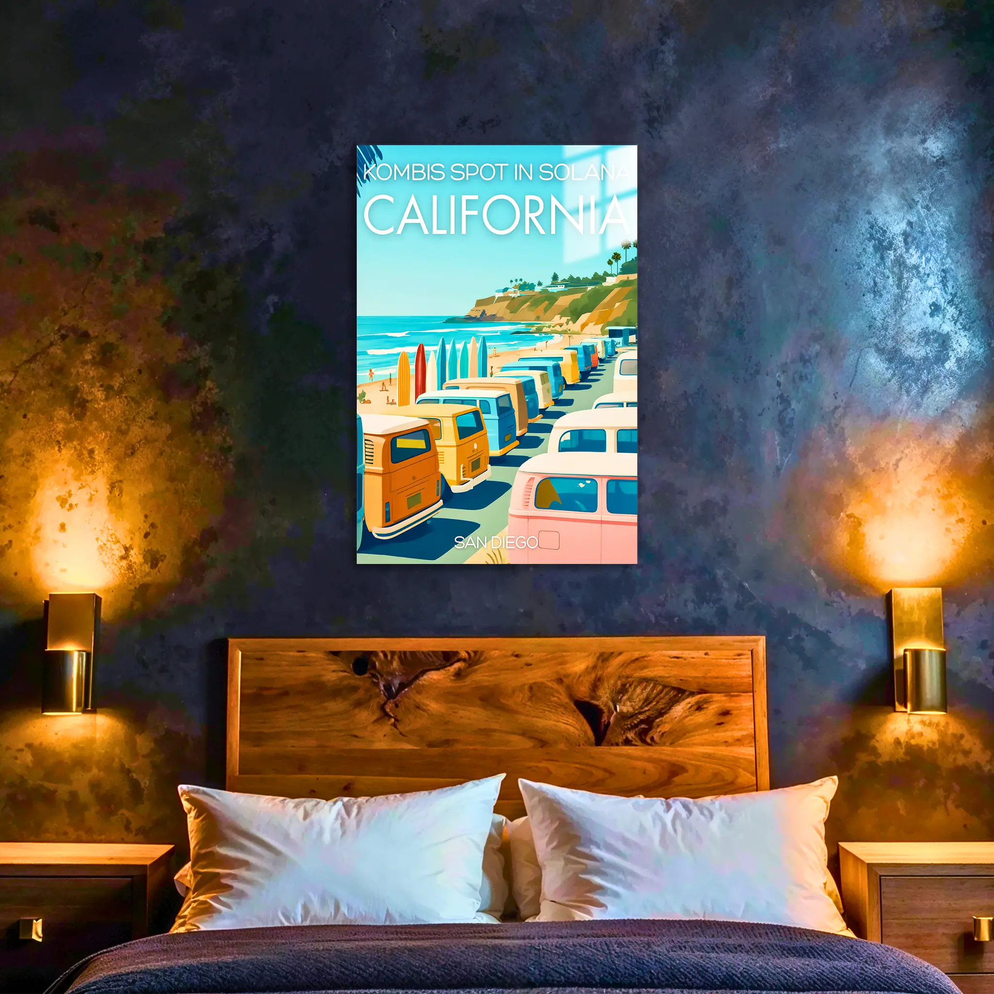tableau-affiche-san-diego-california-dans-la-chambre | DreamWay