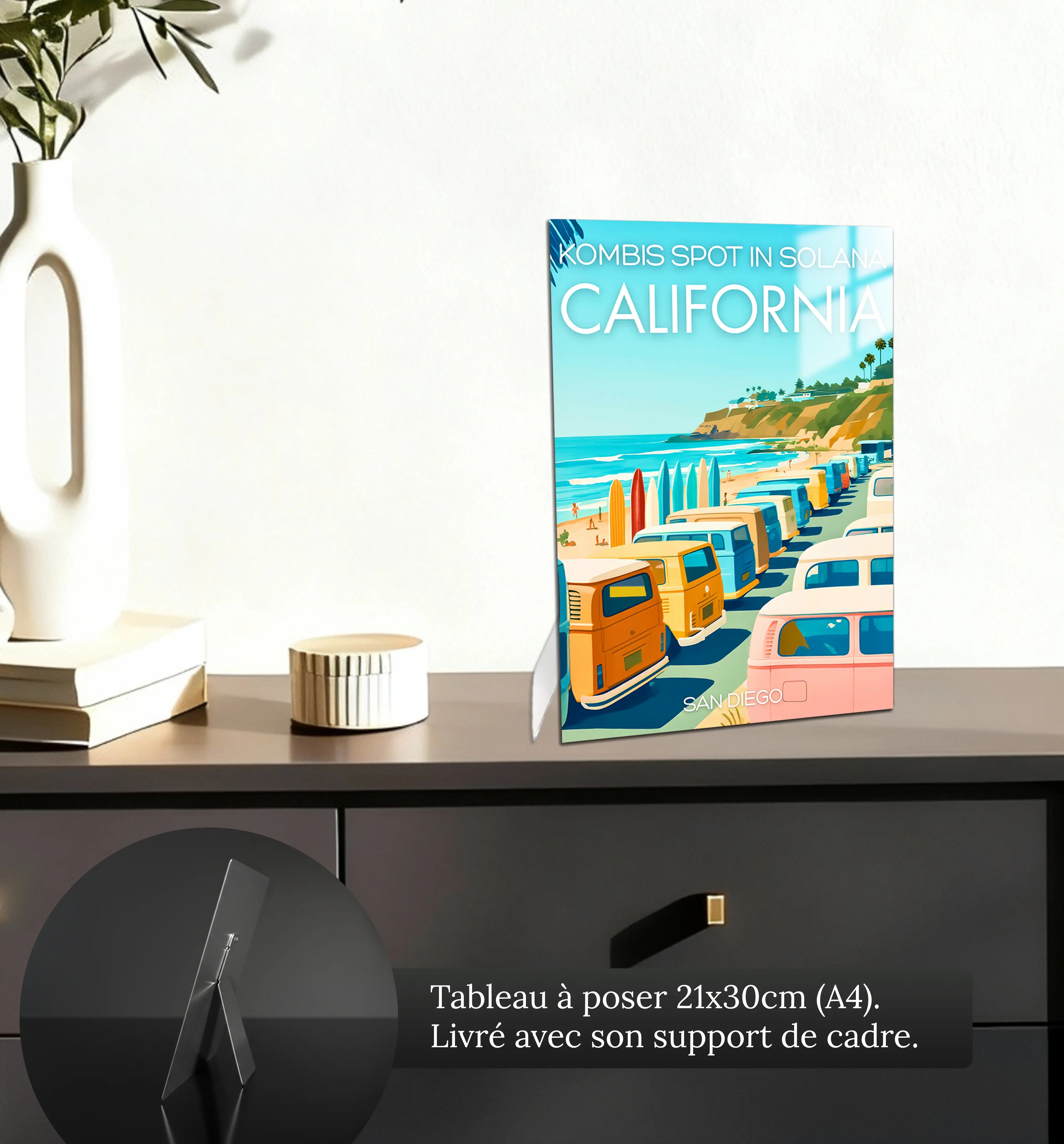 tableau-affiche-san-diego-california-petit-format-a-poser-sur-meuble | DreamWay
