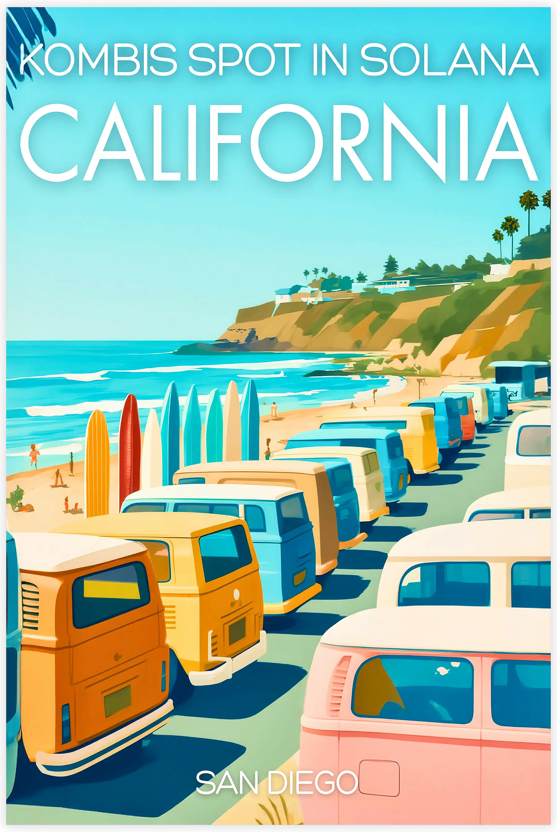 tableau-affiche-san-diego-california | DreamWay