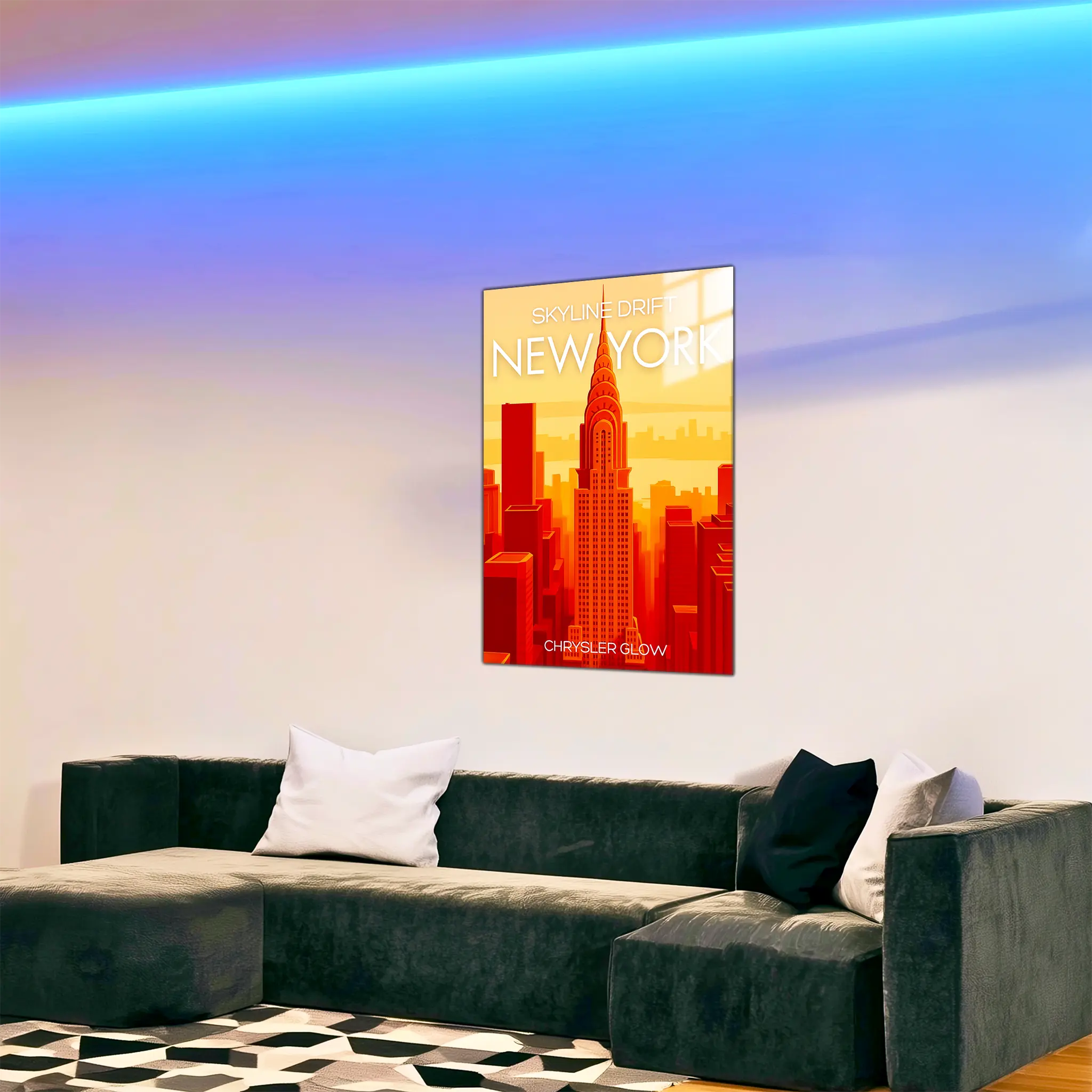 tableau-affiche-skyline-drift-new-york-dans-le-salon | DreamWay