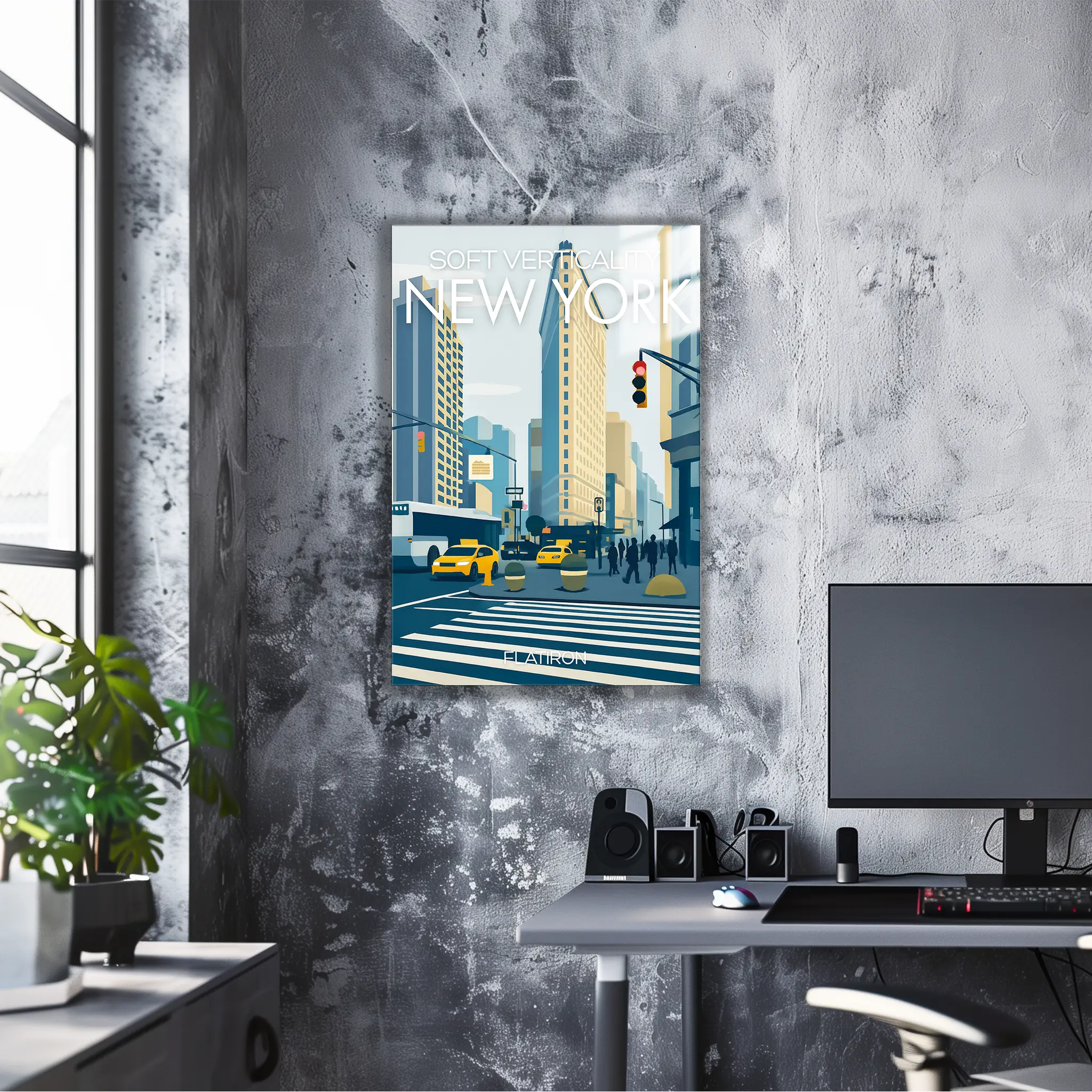 tableau-affiche-soft-verticality-new-york | DreamWay
