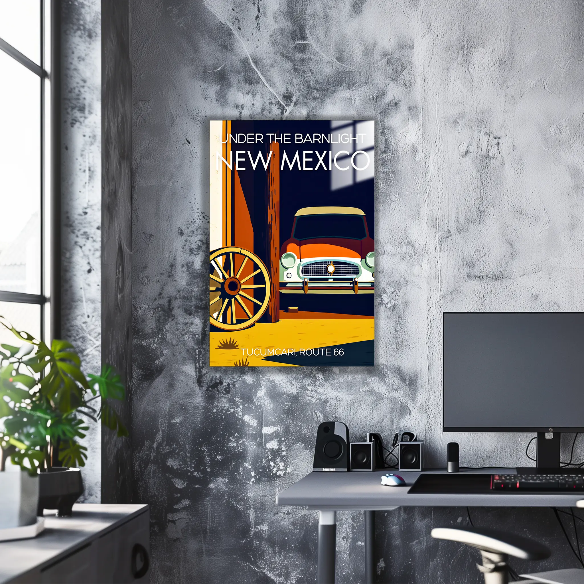 tableau-affiche-under-the-barnlight-nouveau-mexique | DreamWay