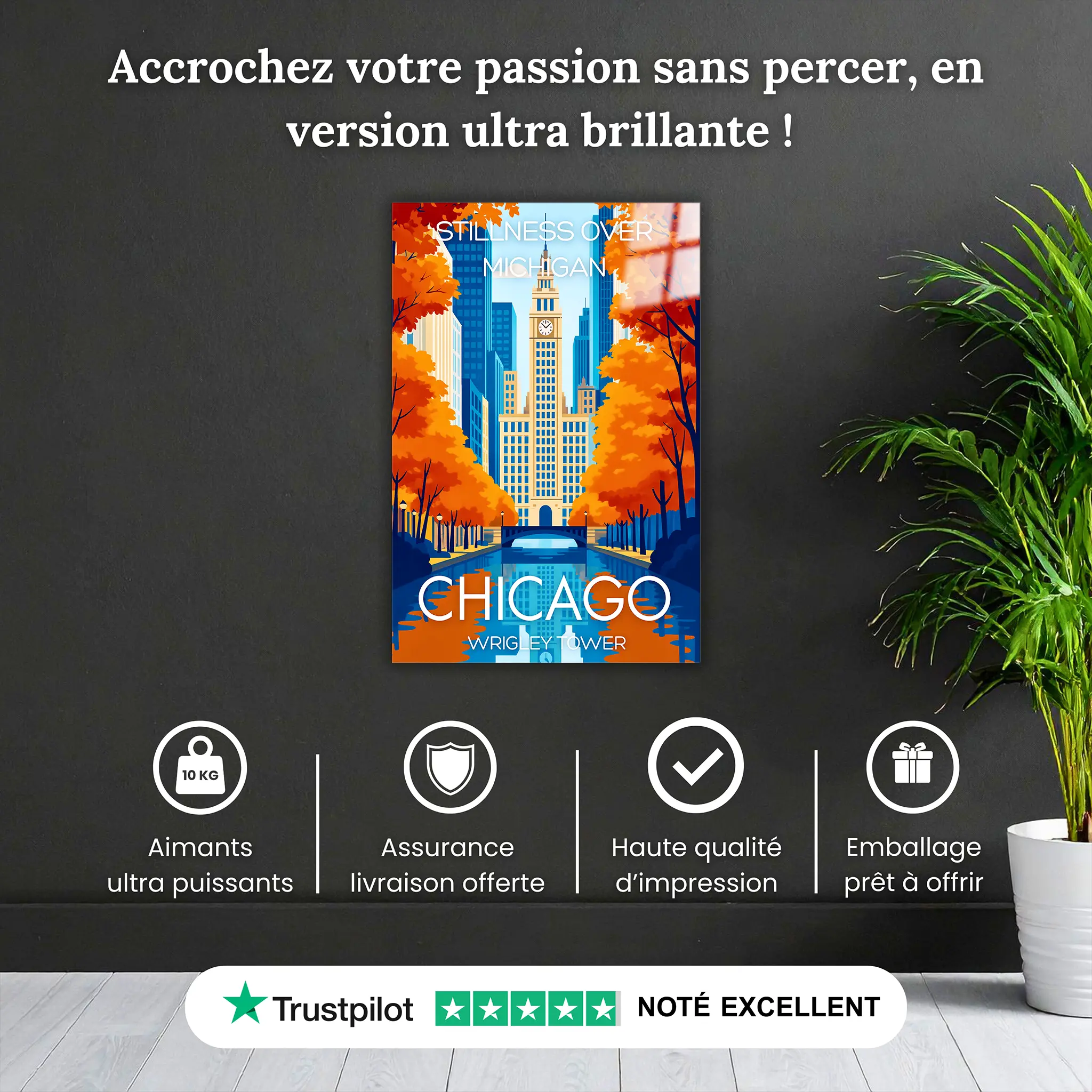 tableau-affiche-wrigley-tower-chicago-pourquoi-acheter | DreamWay