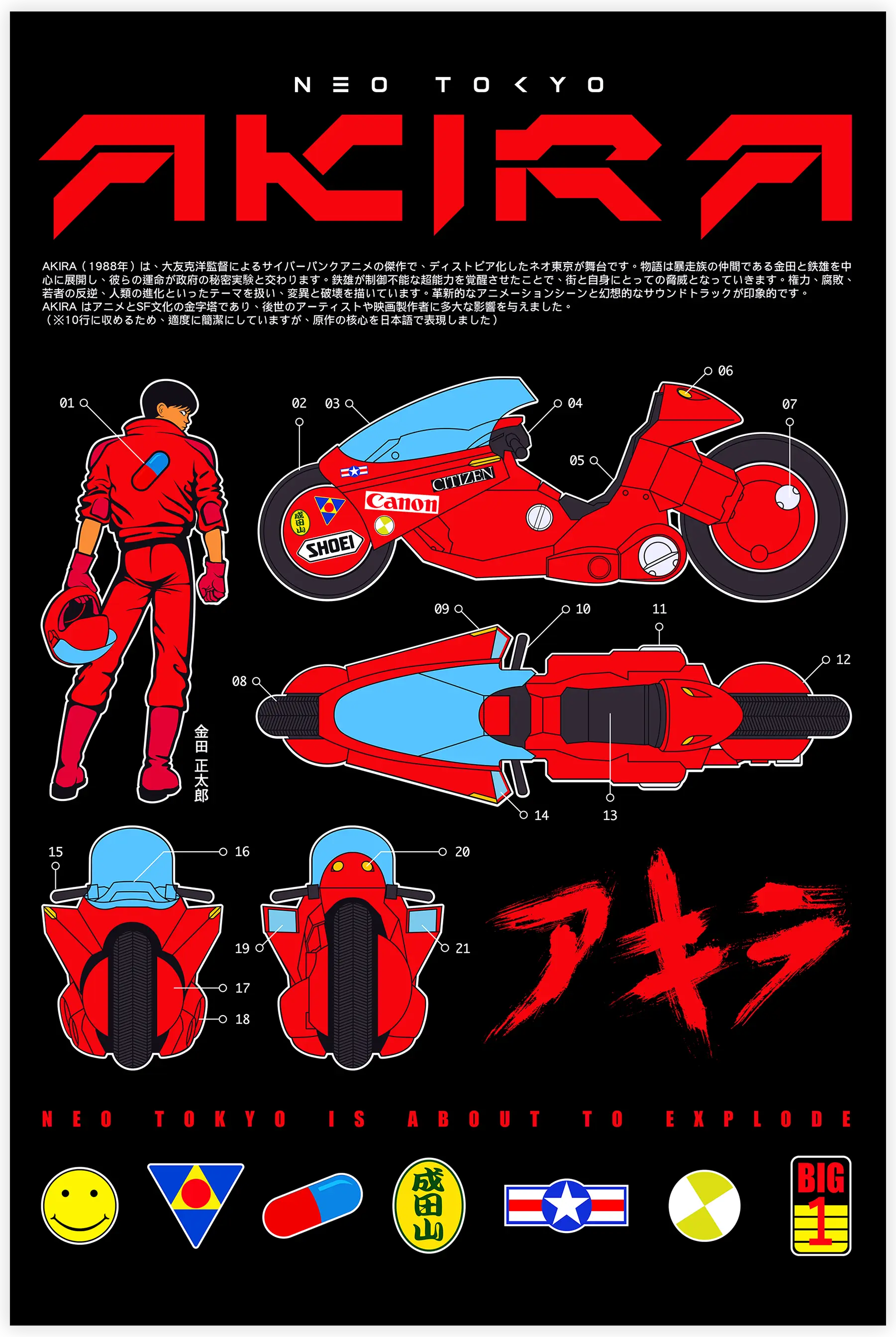 Tableau Akira Kaneda