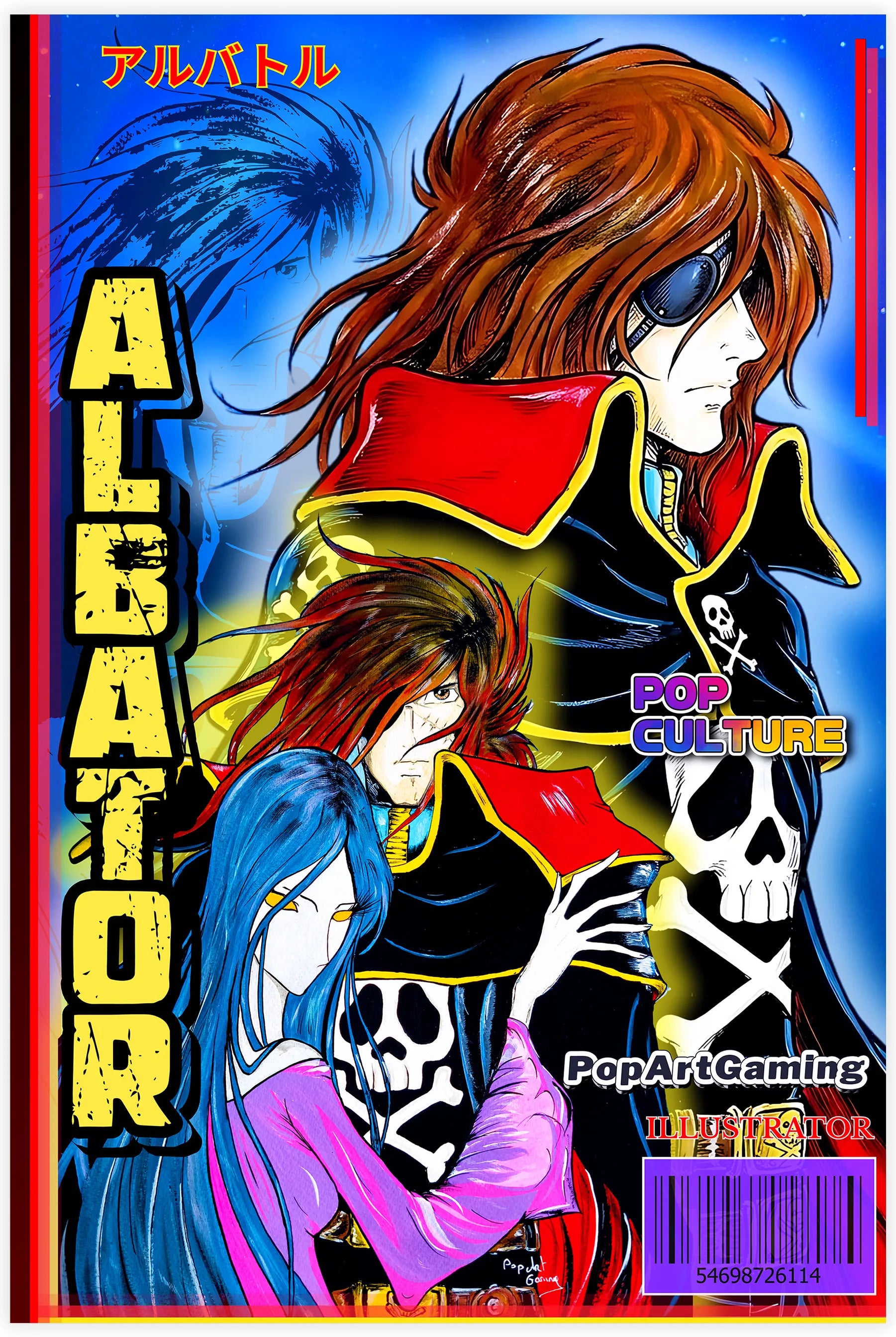Tableau Albator Affiche