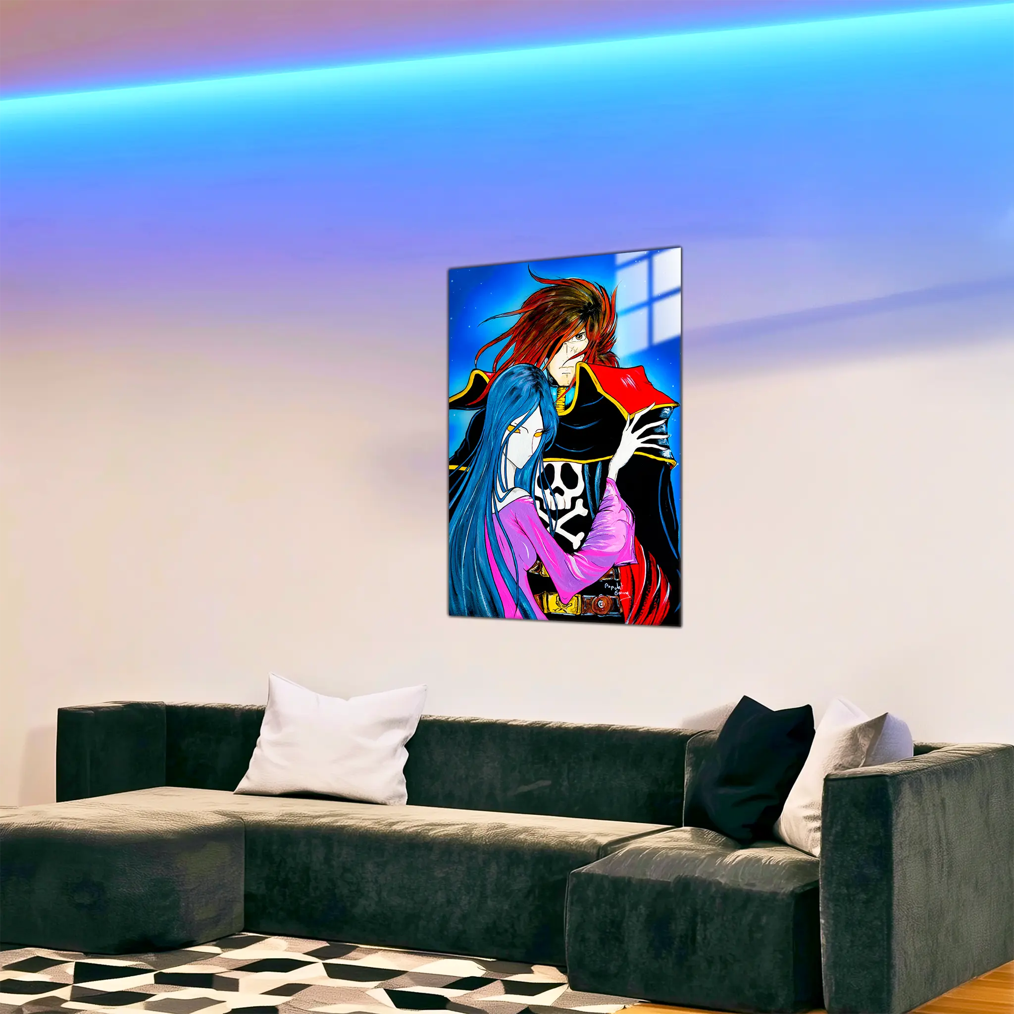 tableau-albator-et-miime-dans-le-salon | DreamWay