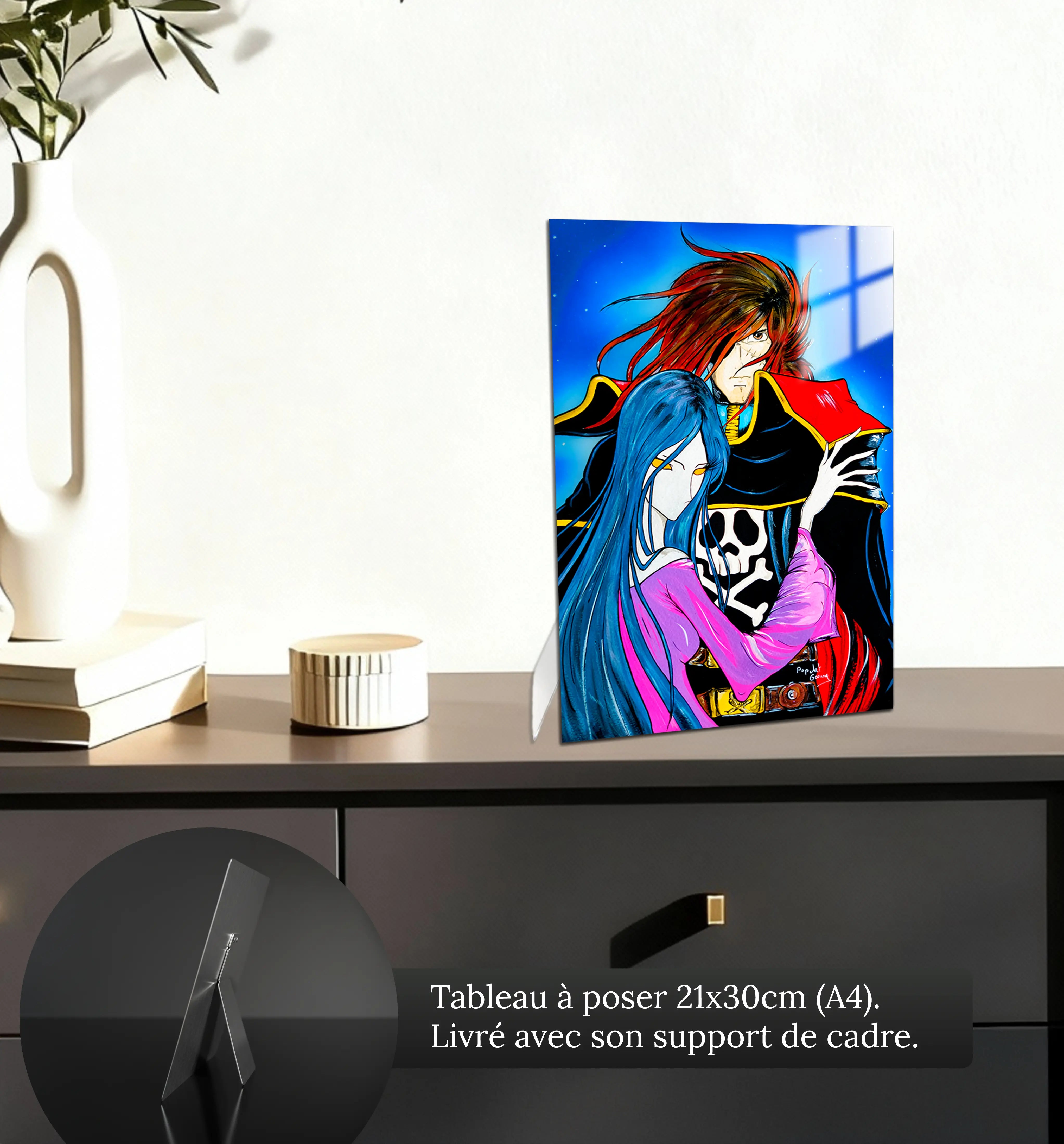 tableau-albator-et-miime-petit-format-a-poser-sur-meuble | DreamWay
