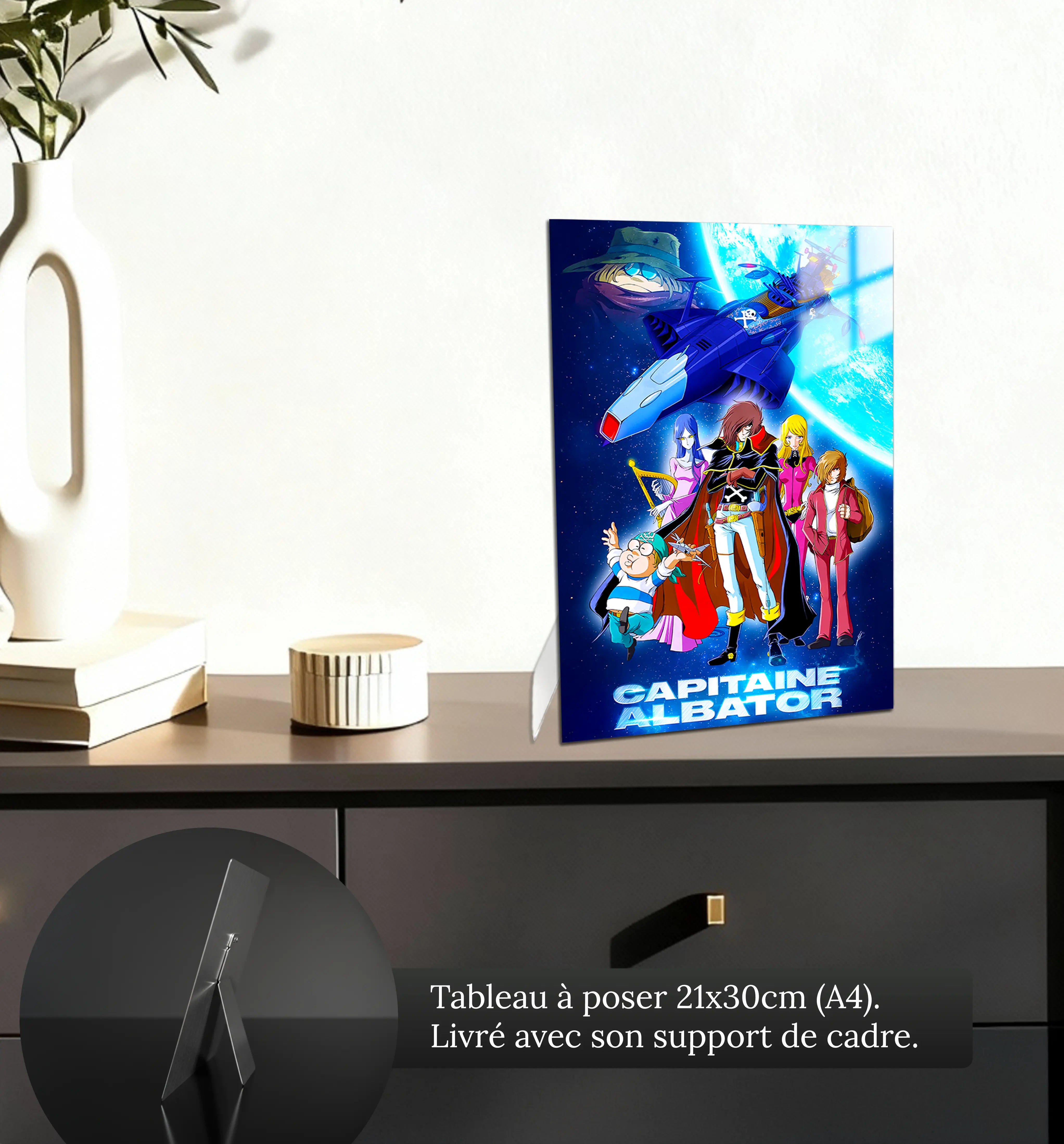 tableau-albator-et-son-equipage-petit-format-a-poser-sur-meuble | DreamWay