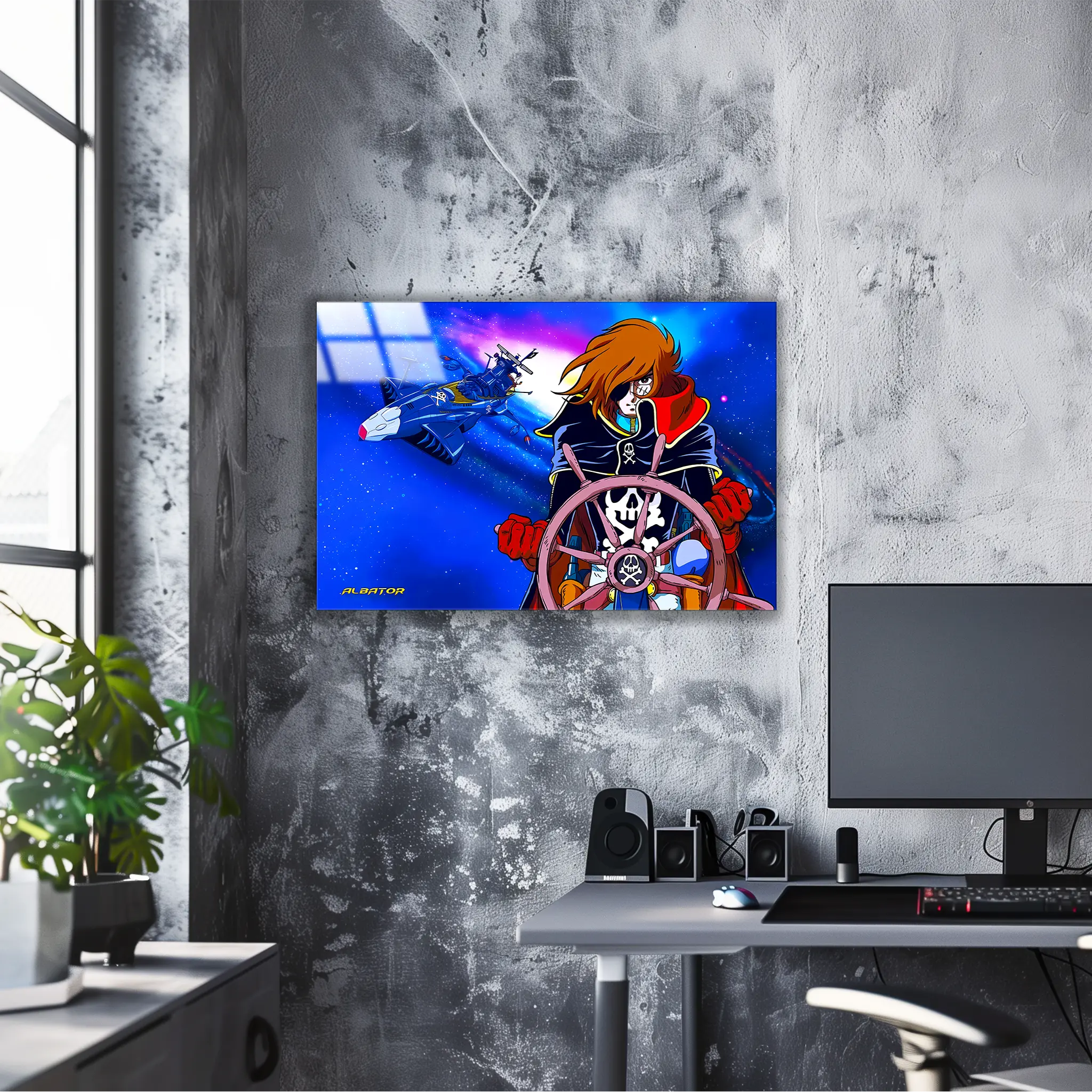 Tableau Albator Et Son Vaisseau Arcadia