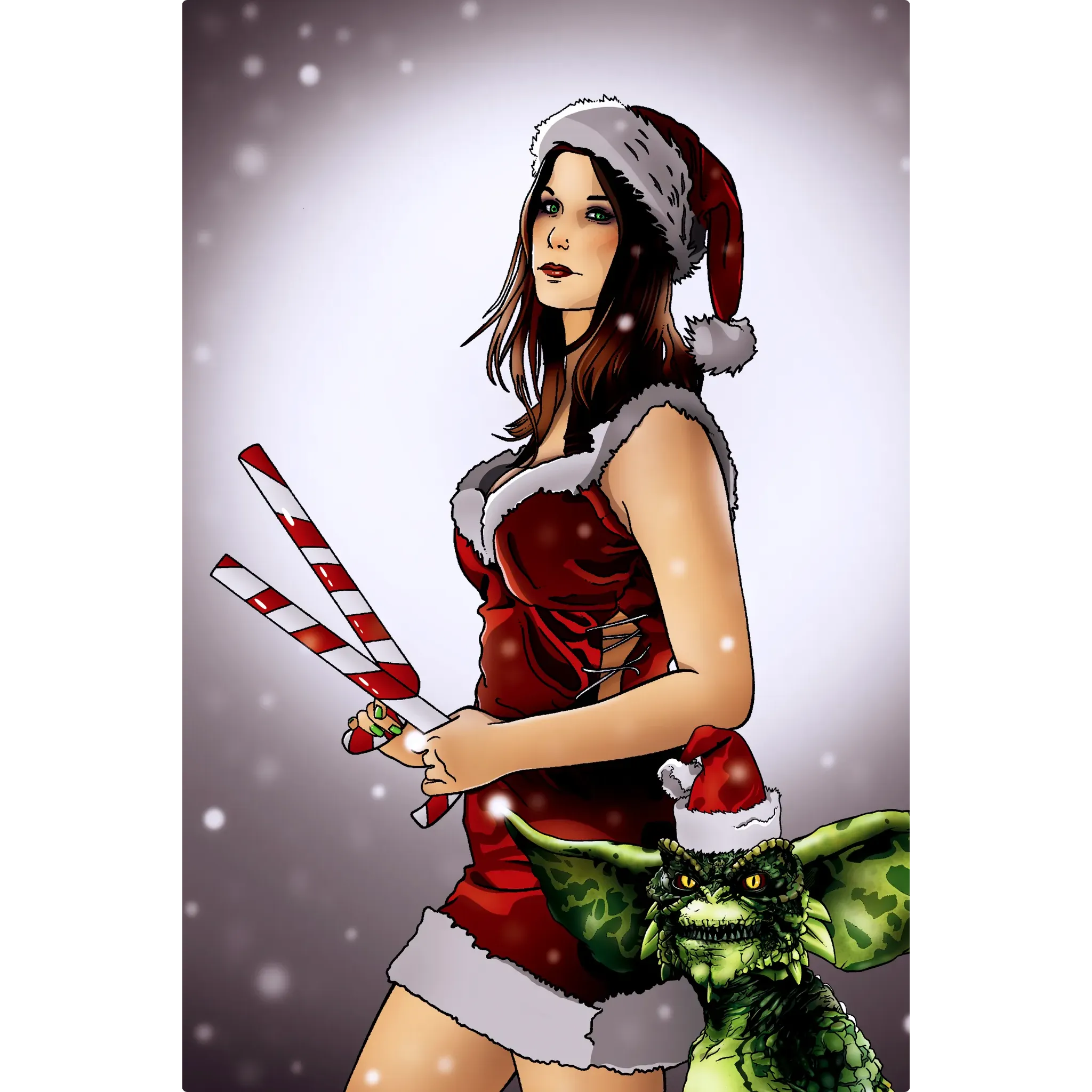 Tableau Alice Et Le Gremlins De Noël