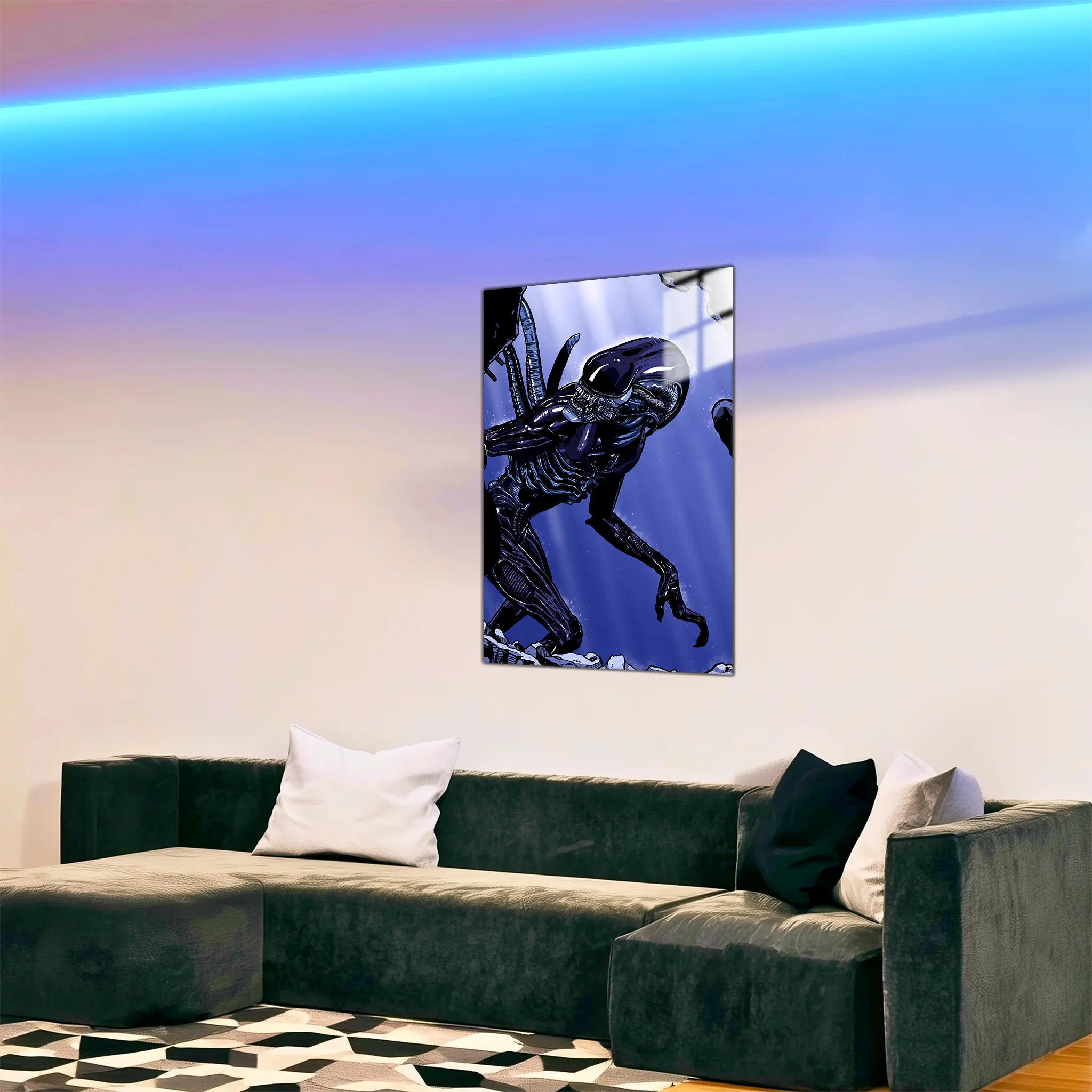 tableau-alien-dans-le-salon | DreamWay