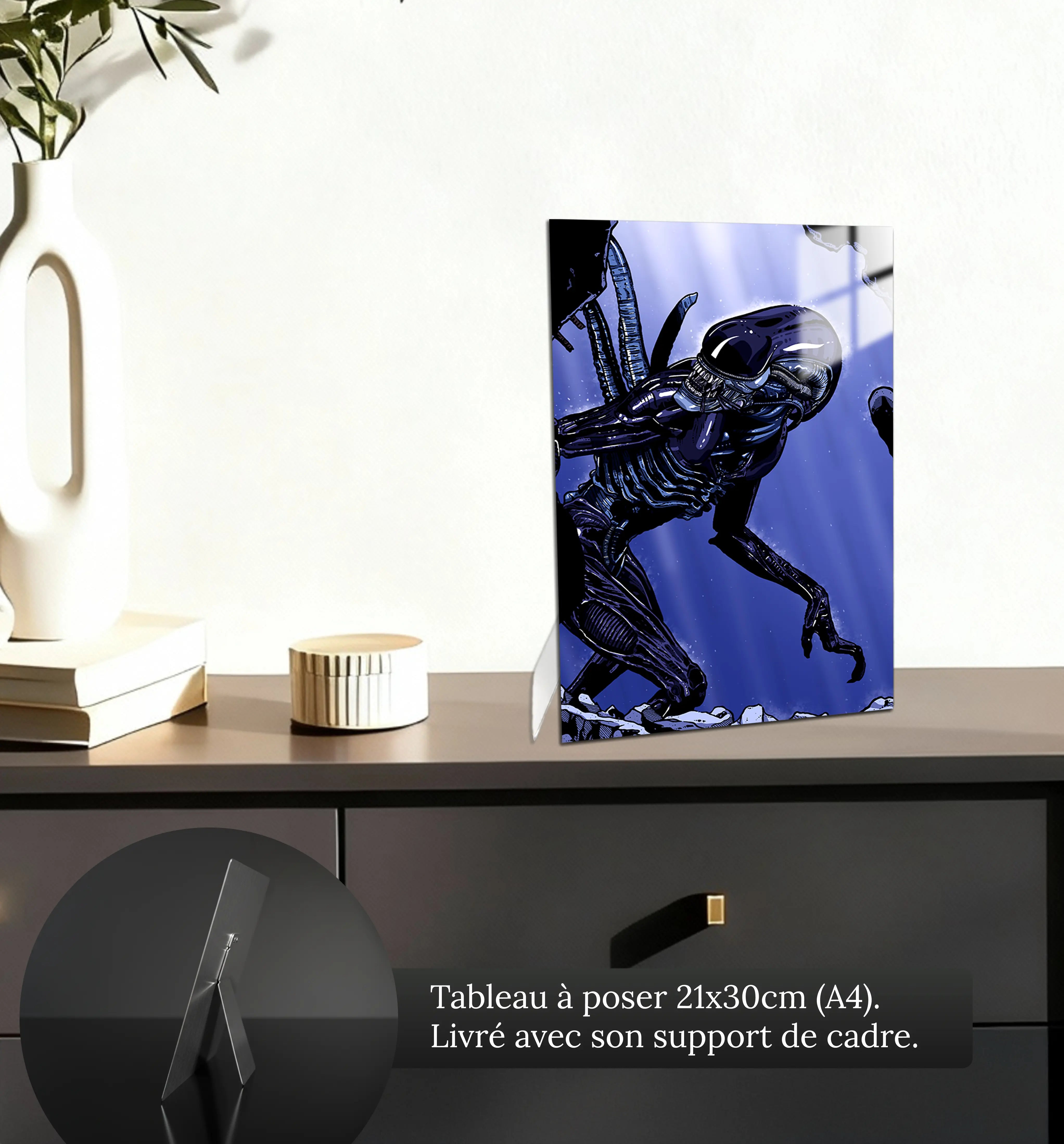 tableau-alien-petit-format-a-poser-sur-meuble | DreamWay