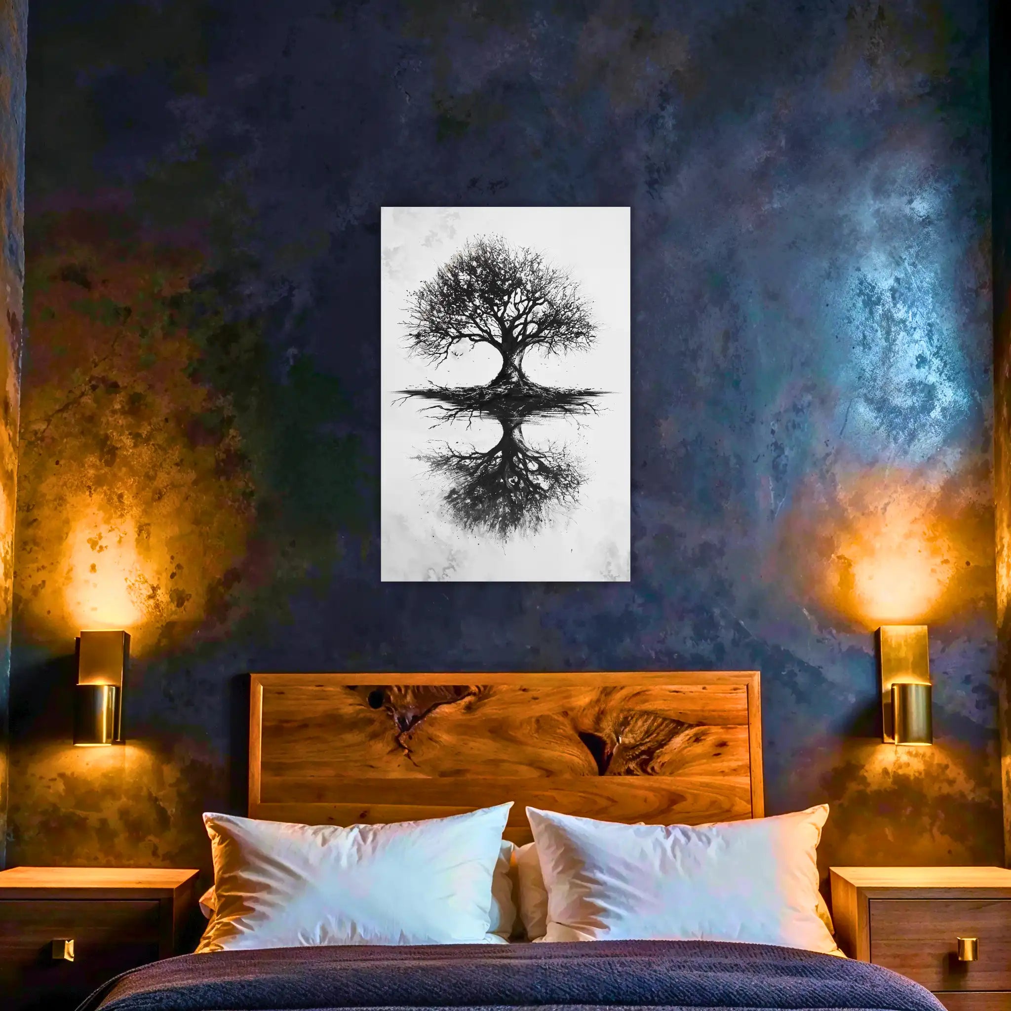 tableau-arbre-de-vie-au-fusain | DreamWay