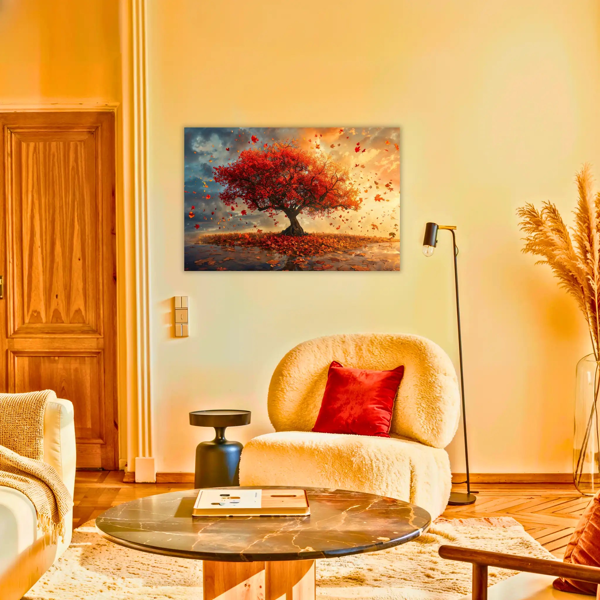 tableau-arbre-de-vie-automnale-au-salon | DreamWay