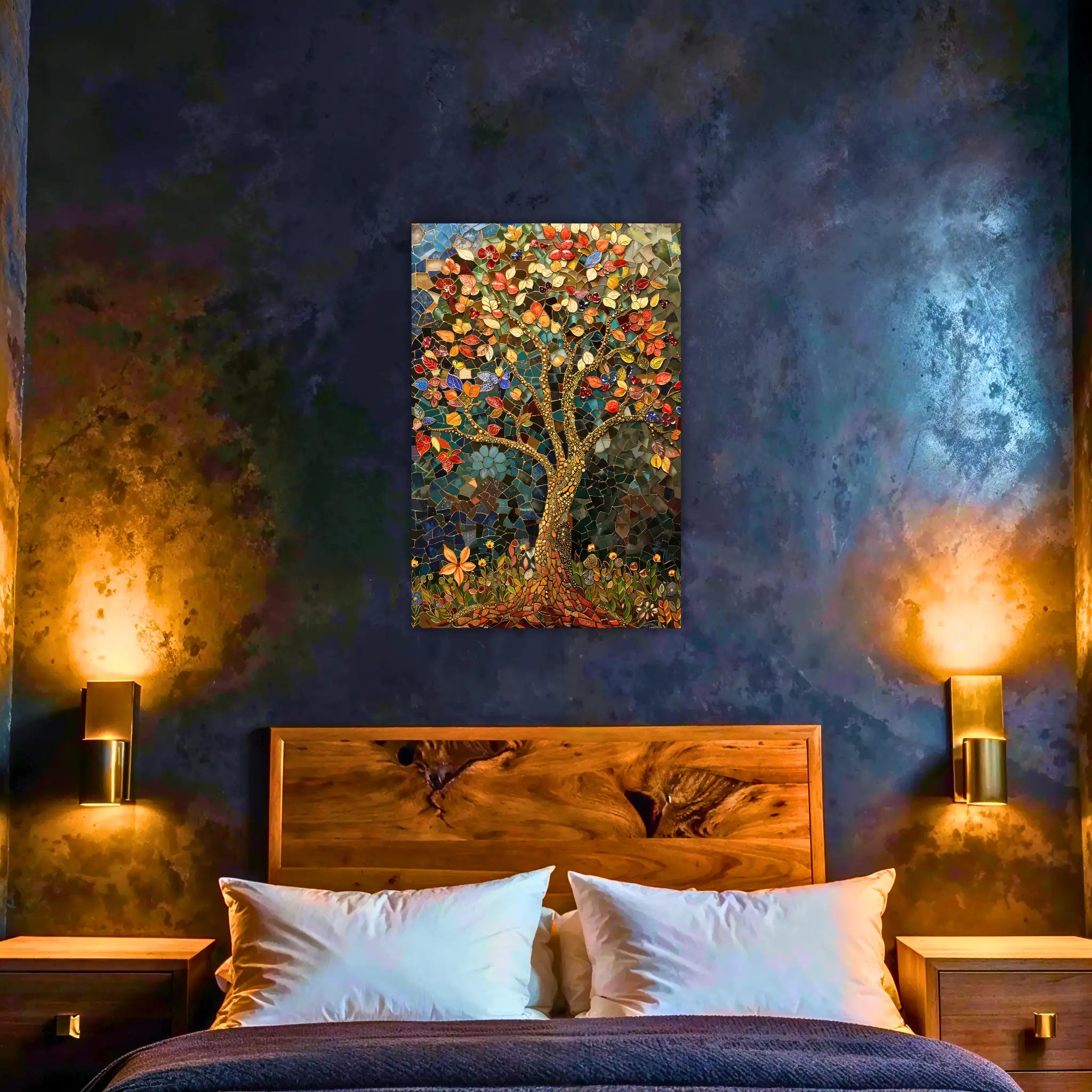 tableau-arbre-de-vie-automnale-emaux | DreamWay