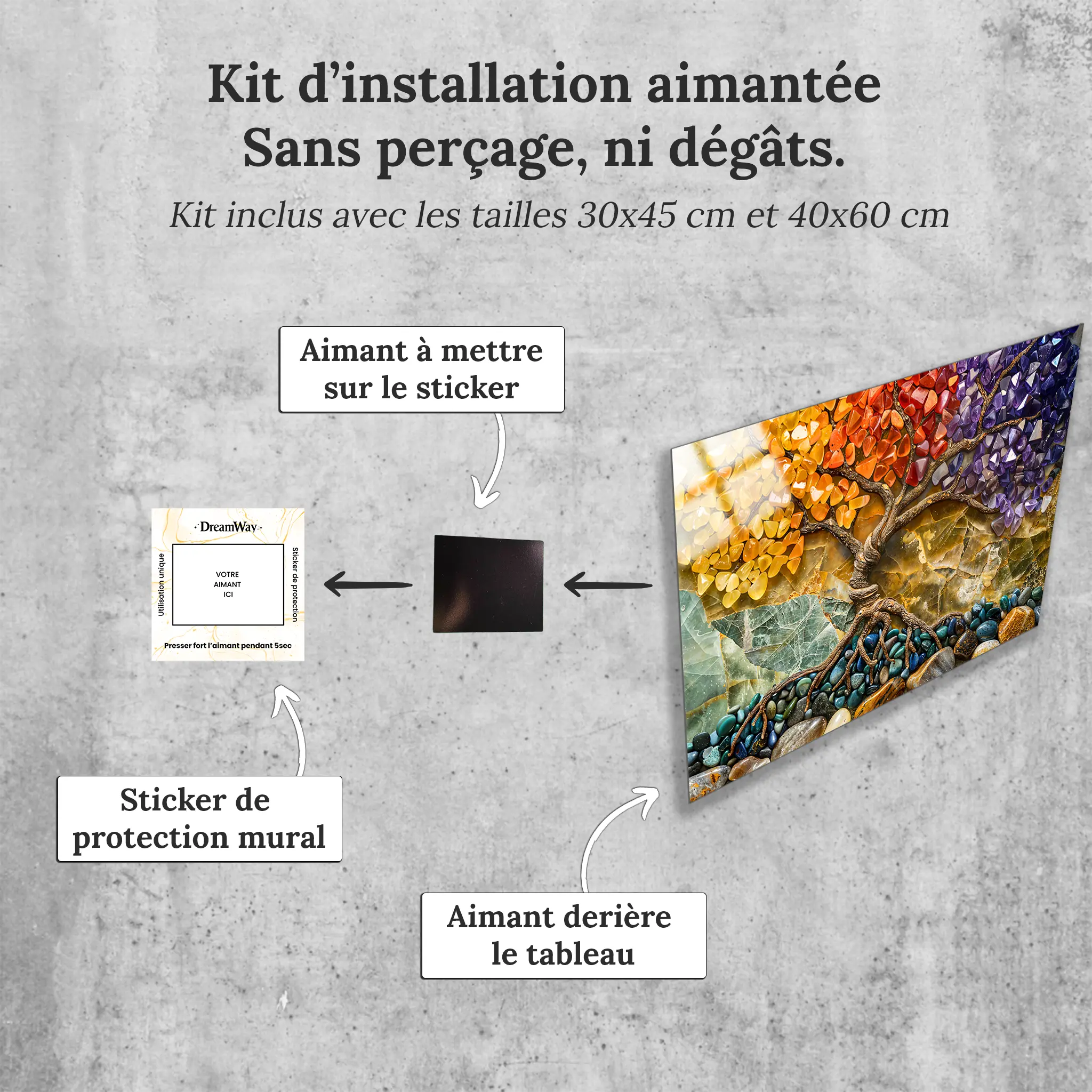 tableau-arbre-de-vie-avec-pierres-avec-installation-aimantee | DreamWay