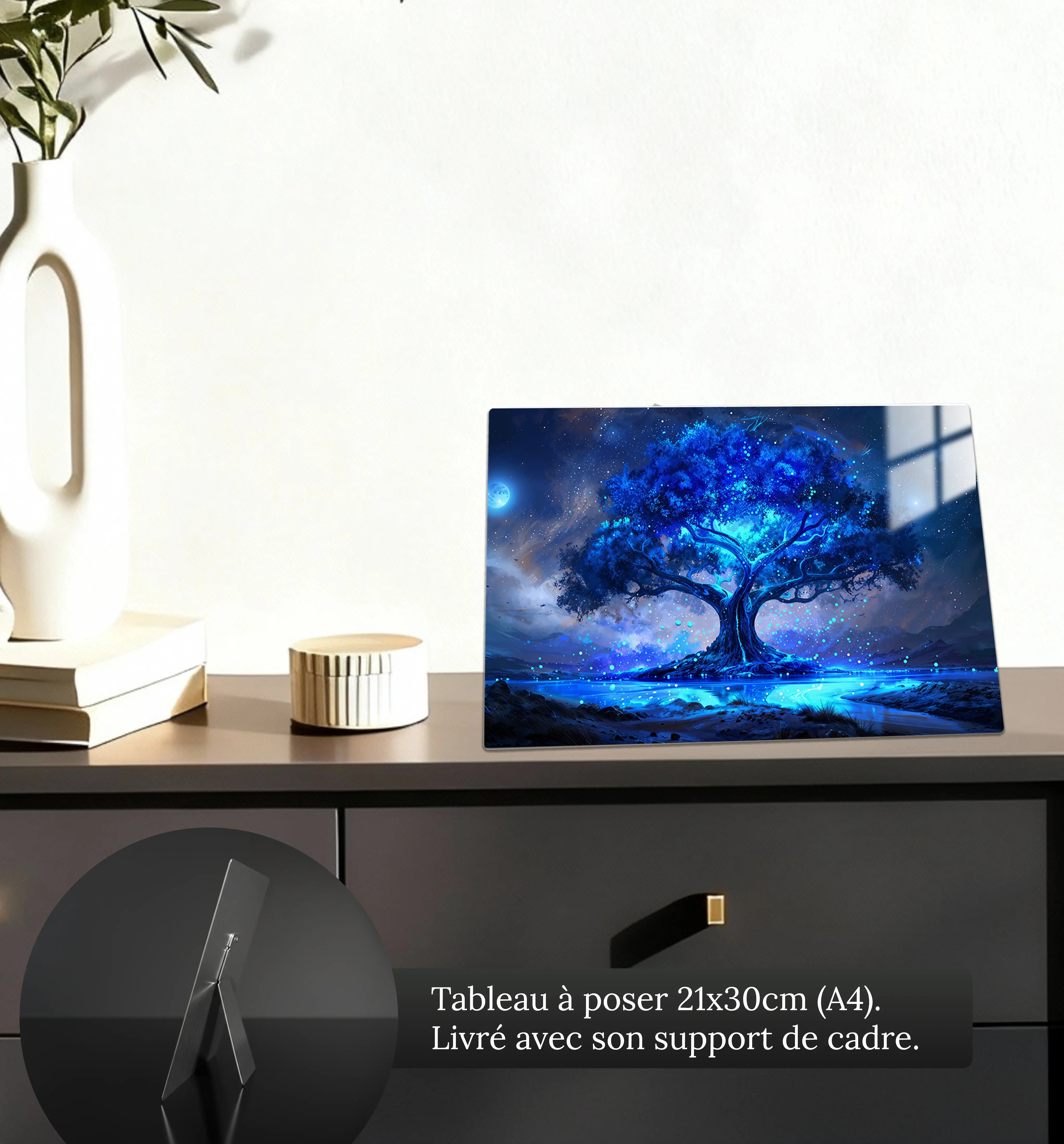 tableau-arbre-de-vie-bleu-petit-format-a-poser-sur-meuble | DreamWay