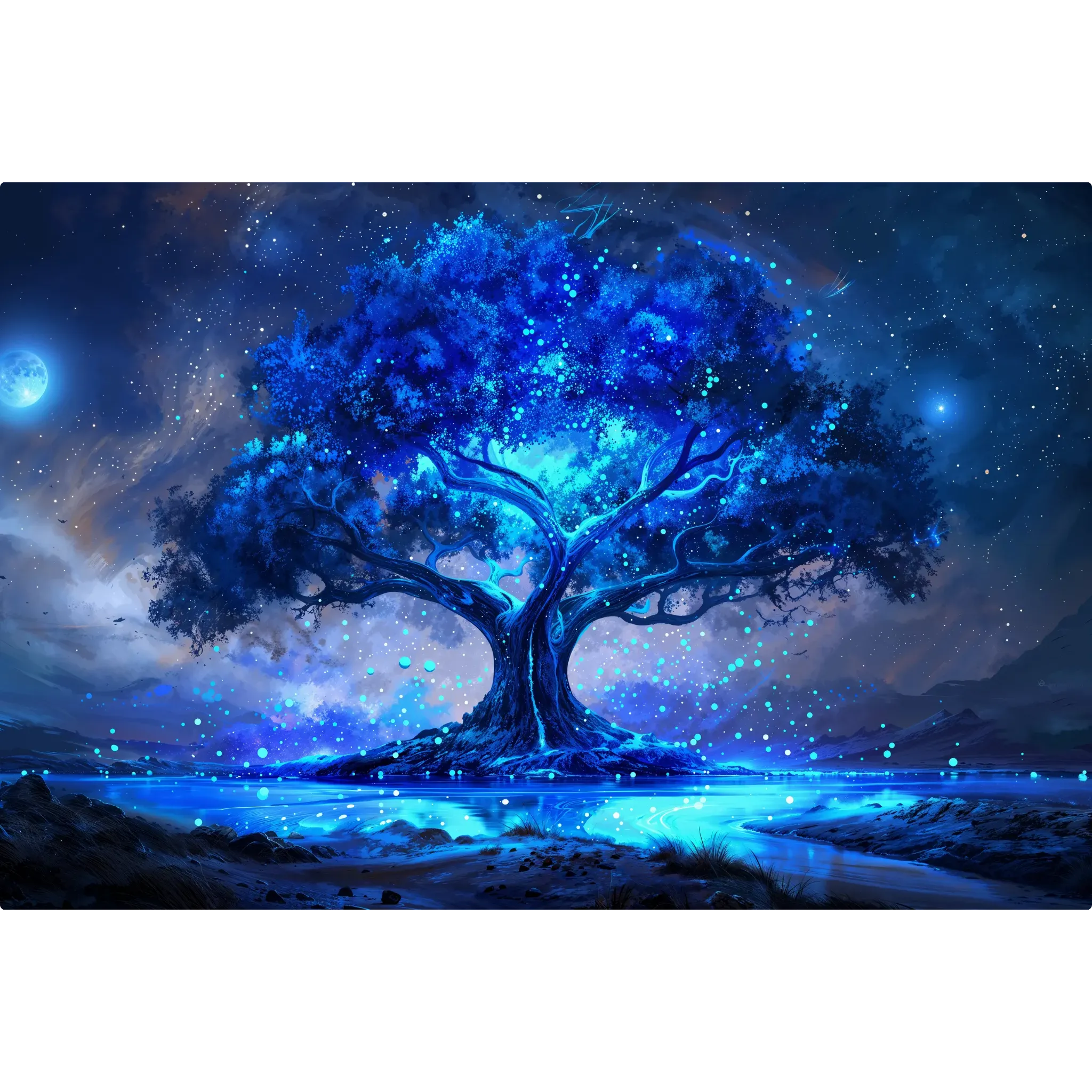 tableau-arbre-de-vie-bleu | DreamWay