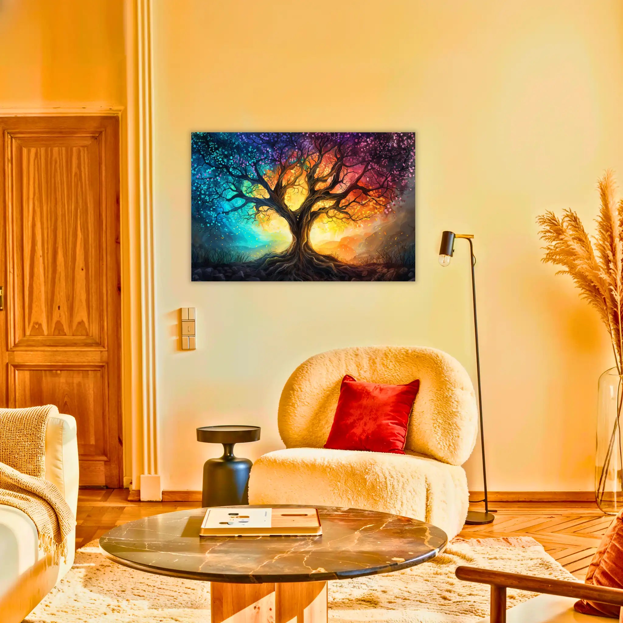 tableau-arbre-de-vie-couleur-au-salon | DreamWay
