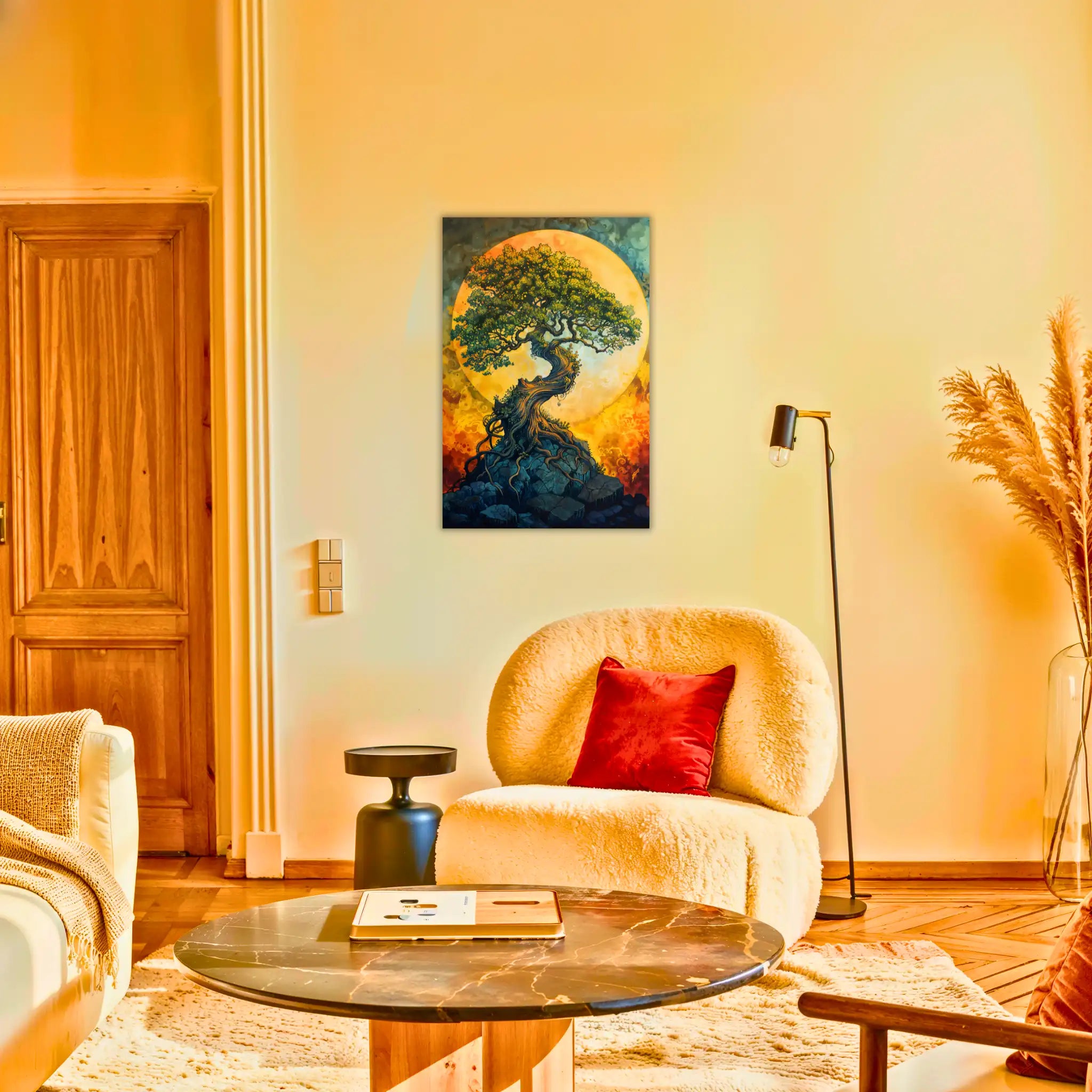 tableau-arbre-de-vie-decoration-murale-au-salon | DreamWay