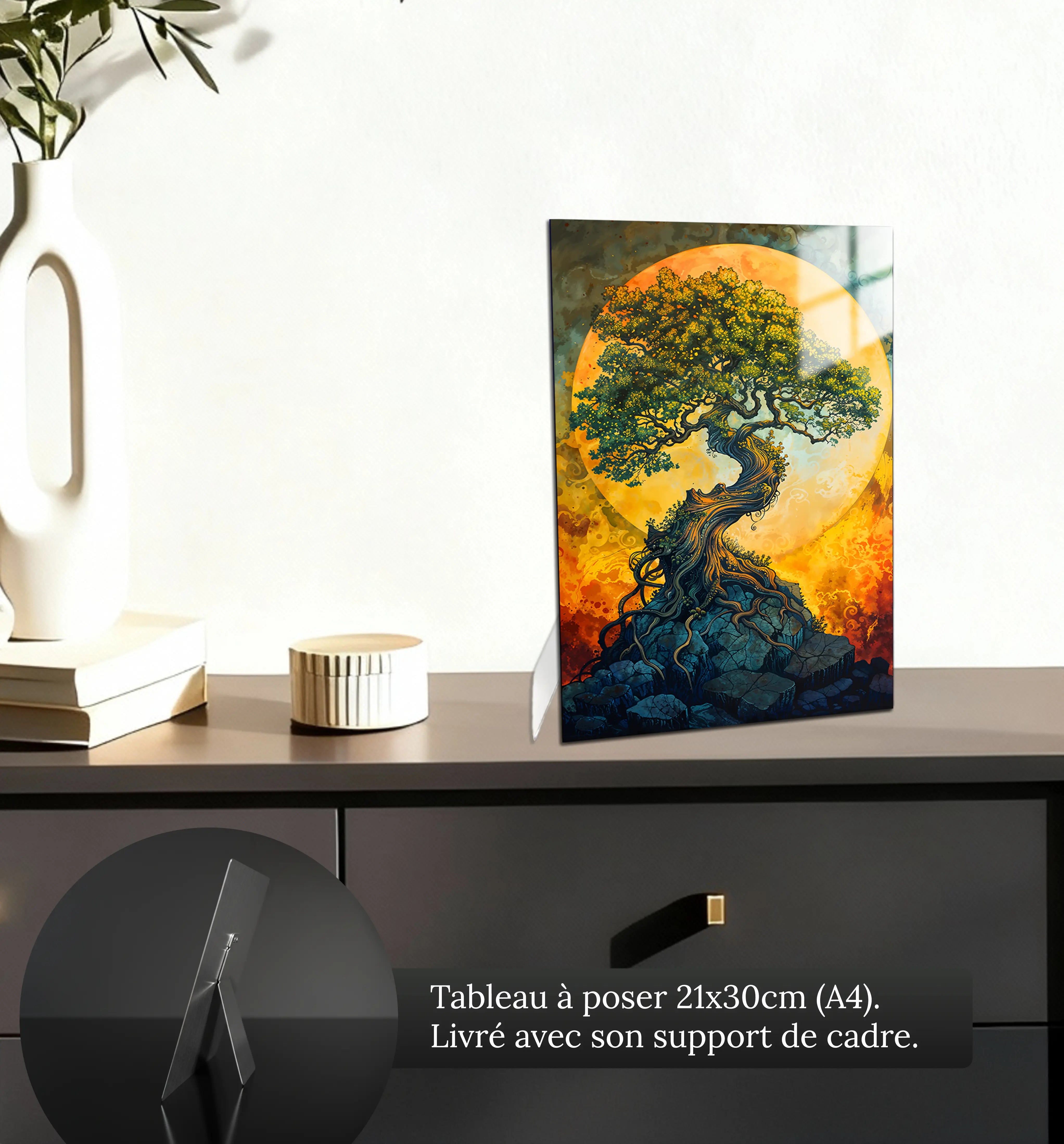 tableau-arbre-de-vie-decoration-murale-petit-format-a-poser-sur-meuble | DreamWay