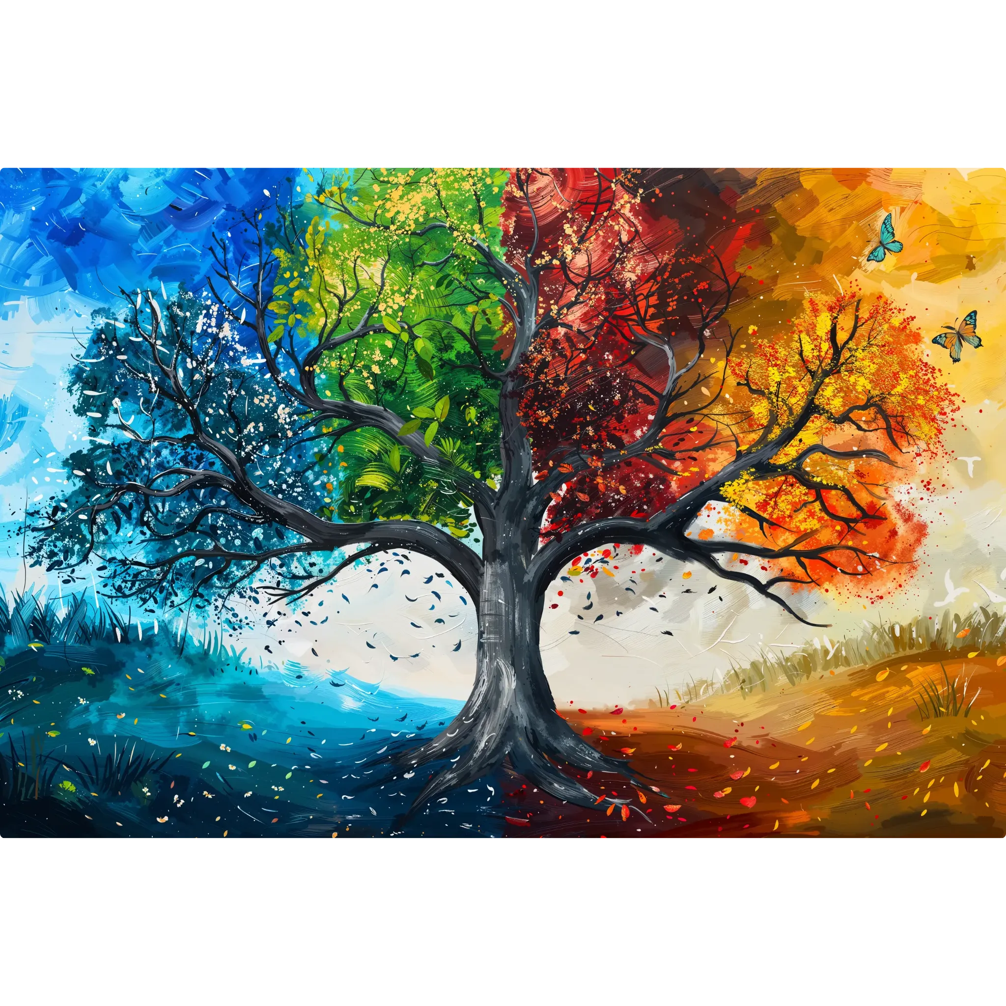 tableau-arbre-de-vie-des-quatres-saisons | DreamWay