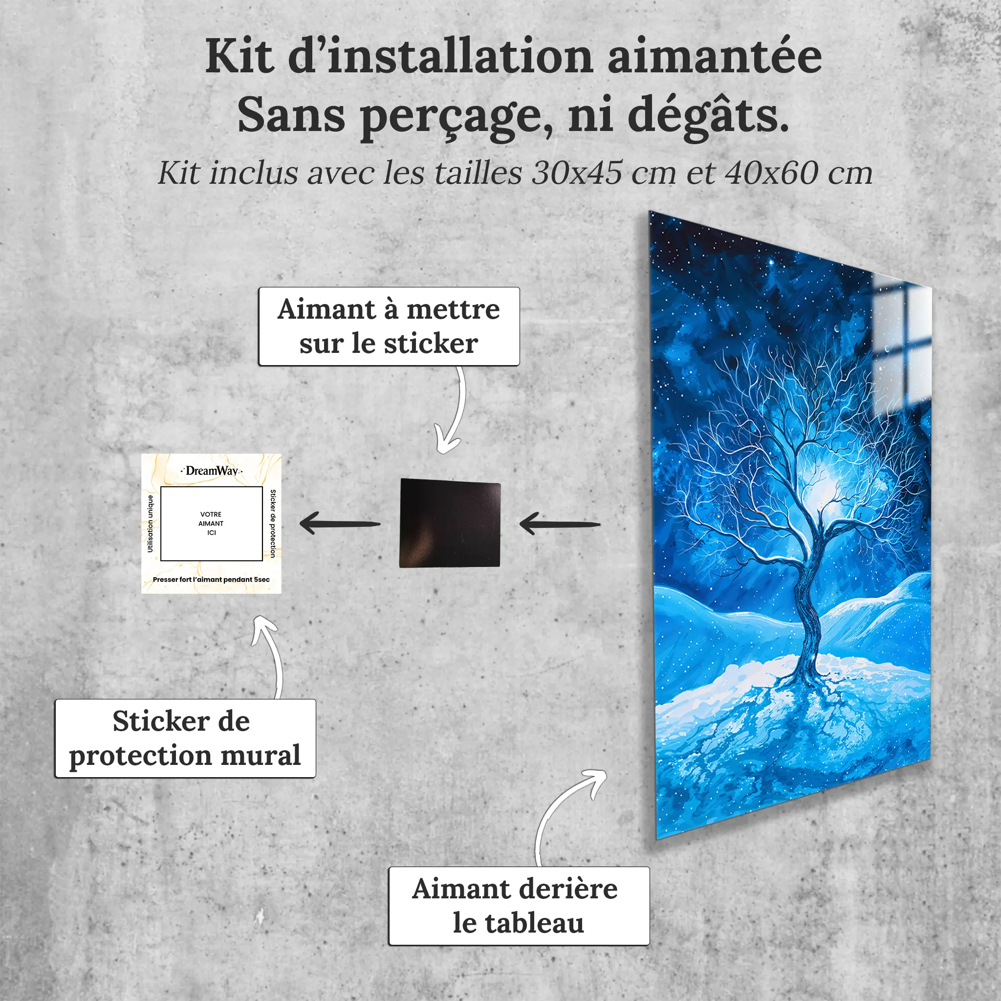 tableau-arbre-de-vie-hiver-avec-installation-aimantee | DreamWay