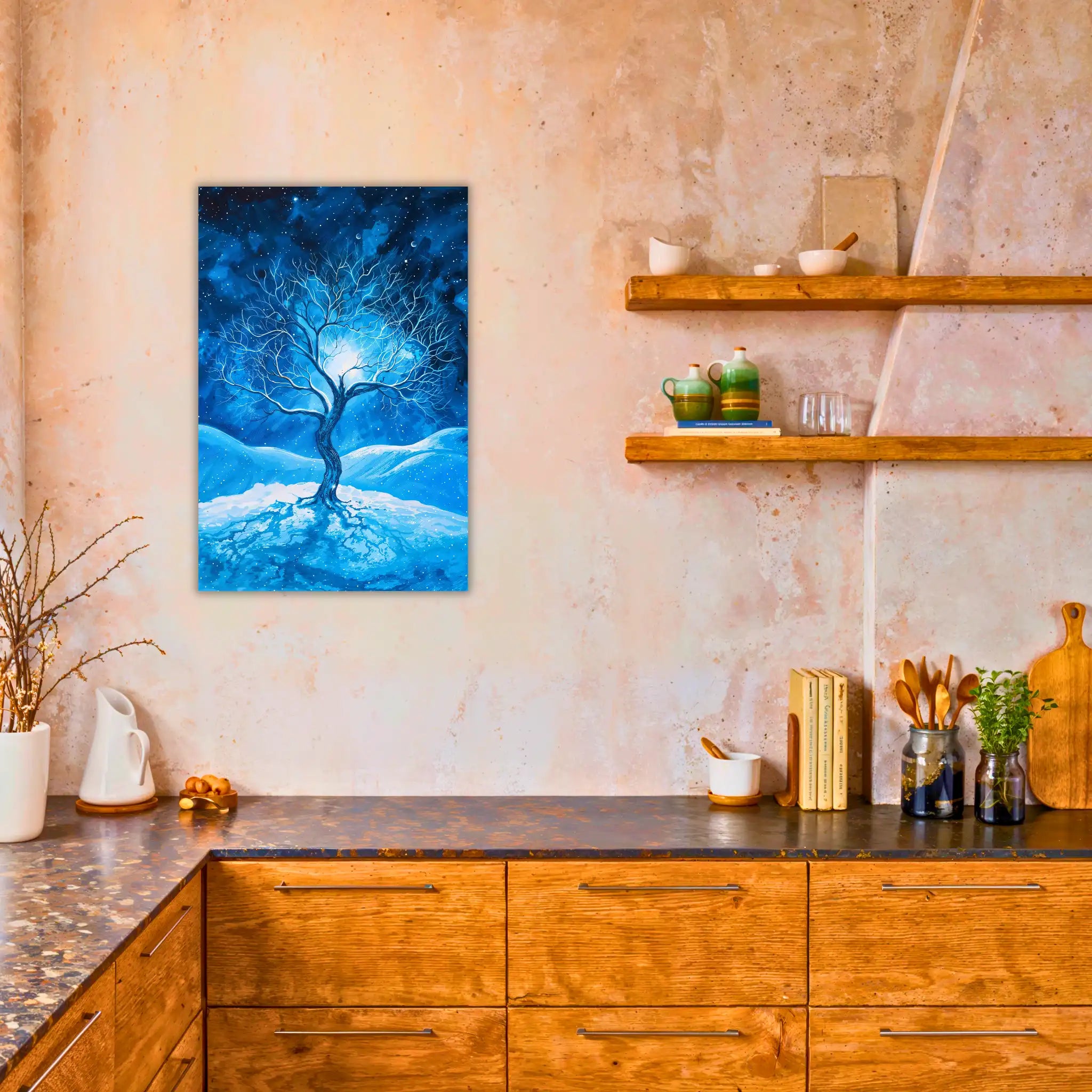 tableau-arbre-de-vie-hiver-dans-la-cuisine | DreamWay