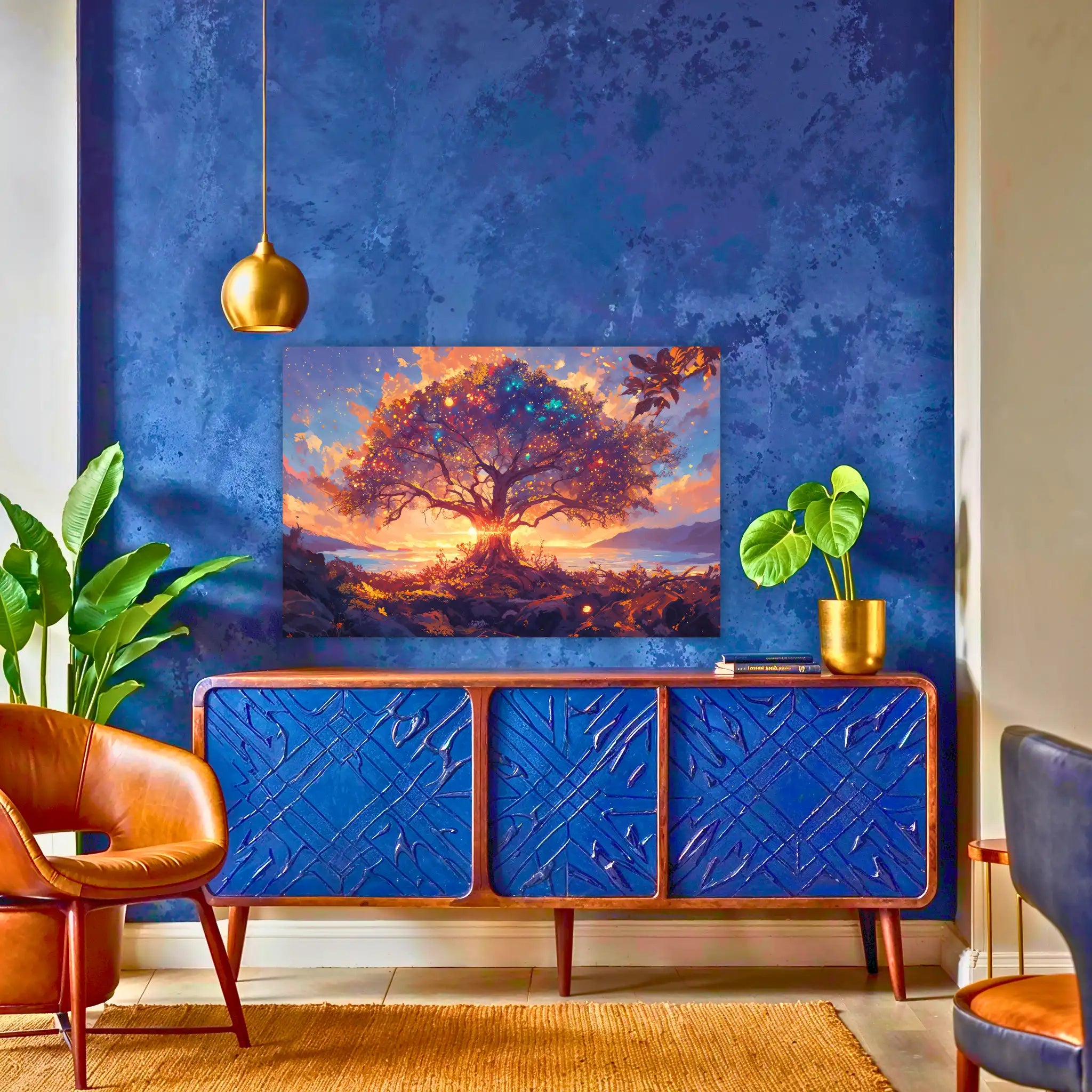 tableau-arbre-de-vie-magique-au-dessus-du-buffet | DreamWay