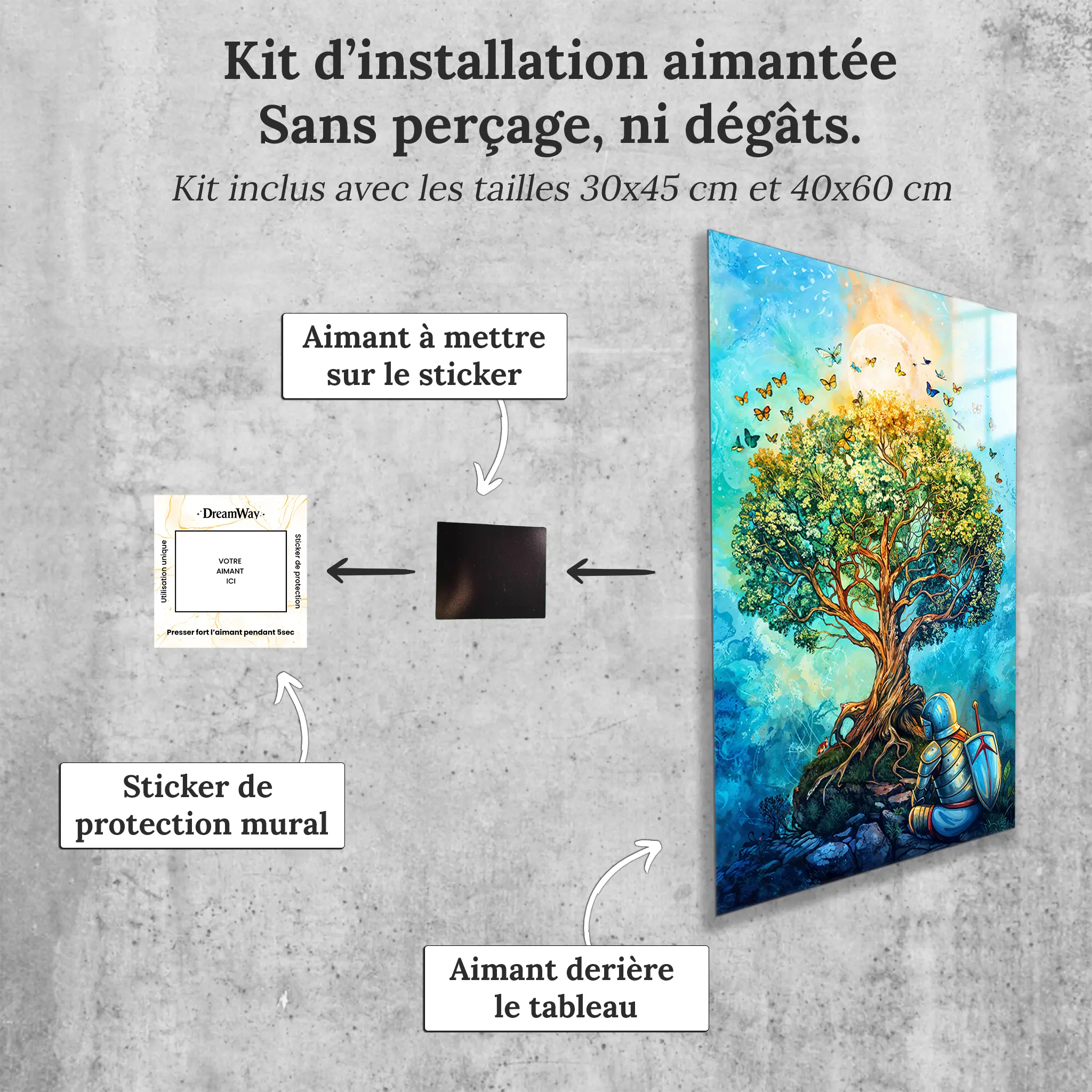tableau-arbre-de-vie-medieval-avec-installation-aimantee | DreamWay