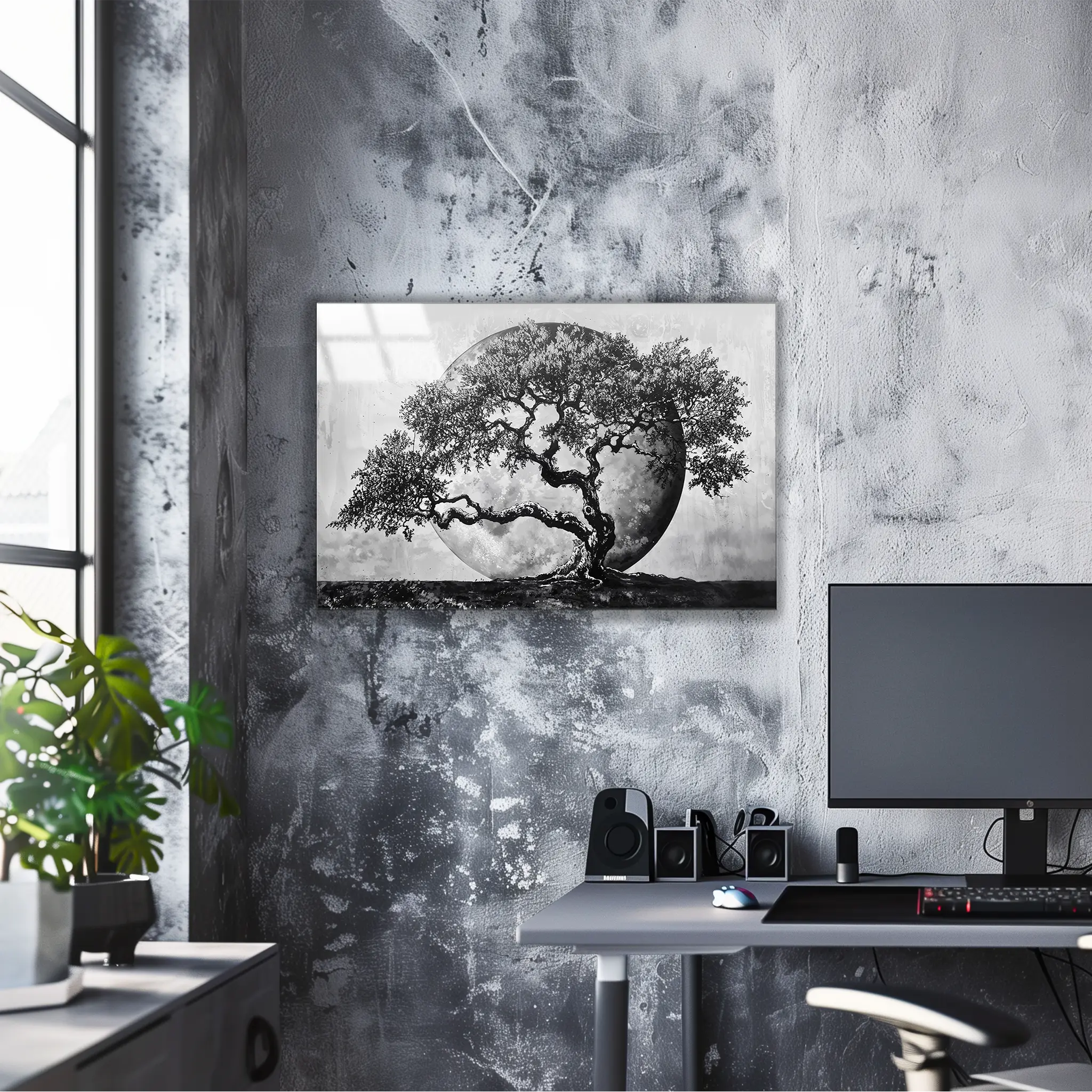 tableau-arbre-de-vie-noir-et-blanc | DreamWay