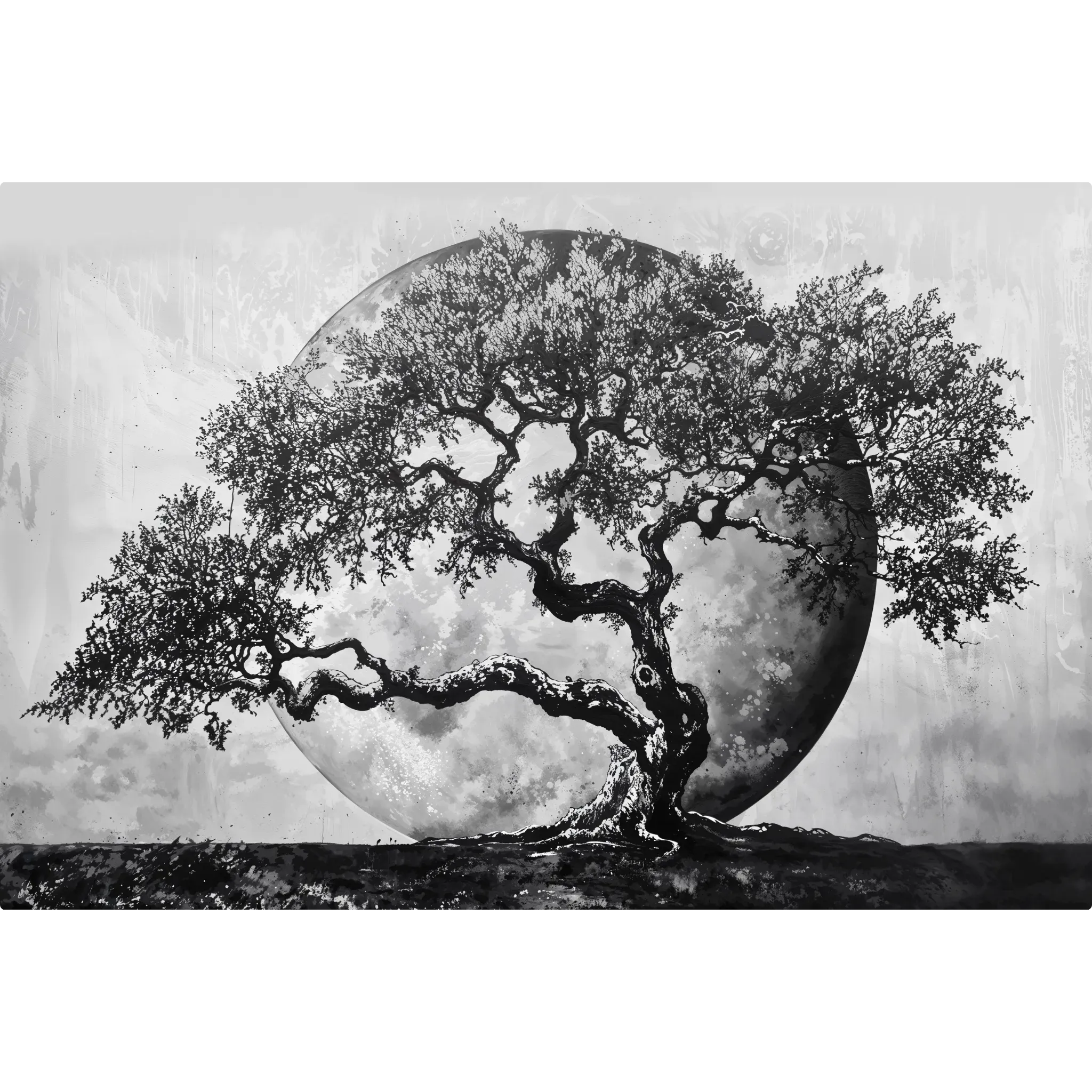 tableau-arbre-de-vie-noir-et-blanc | DreamWay