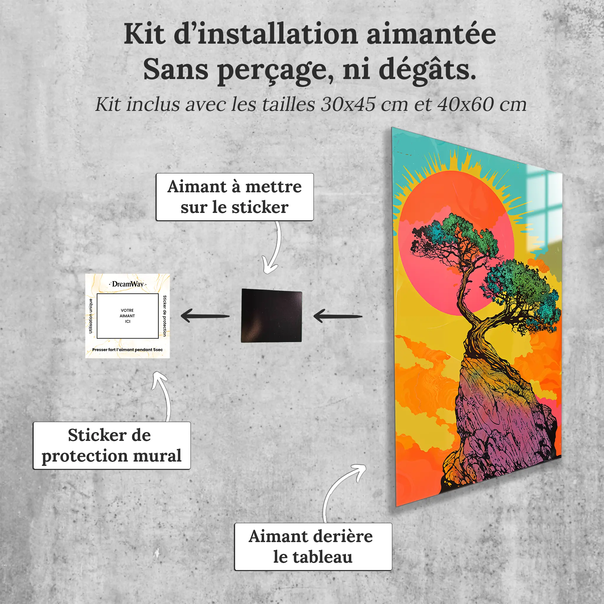 tableau-arbre-de-vie-original-avec-installation-aimantee | DreamWay