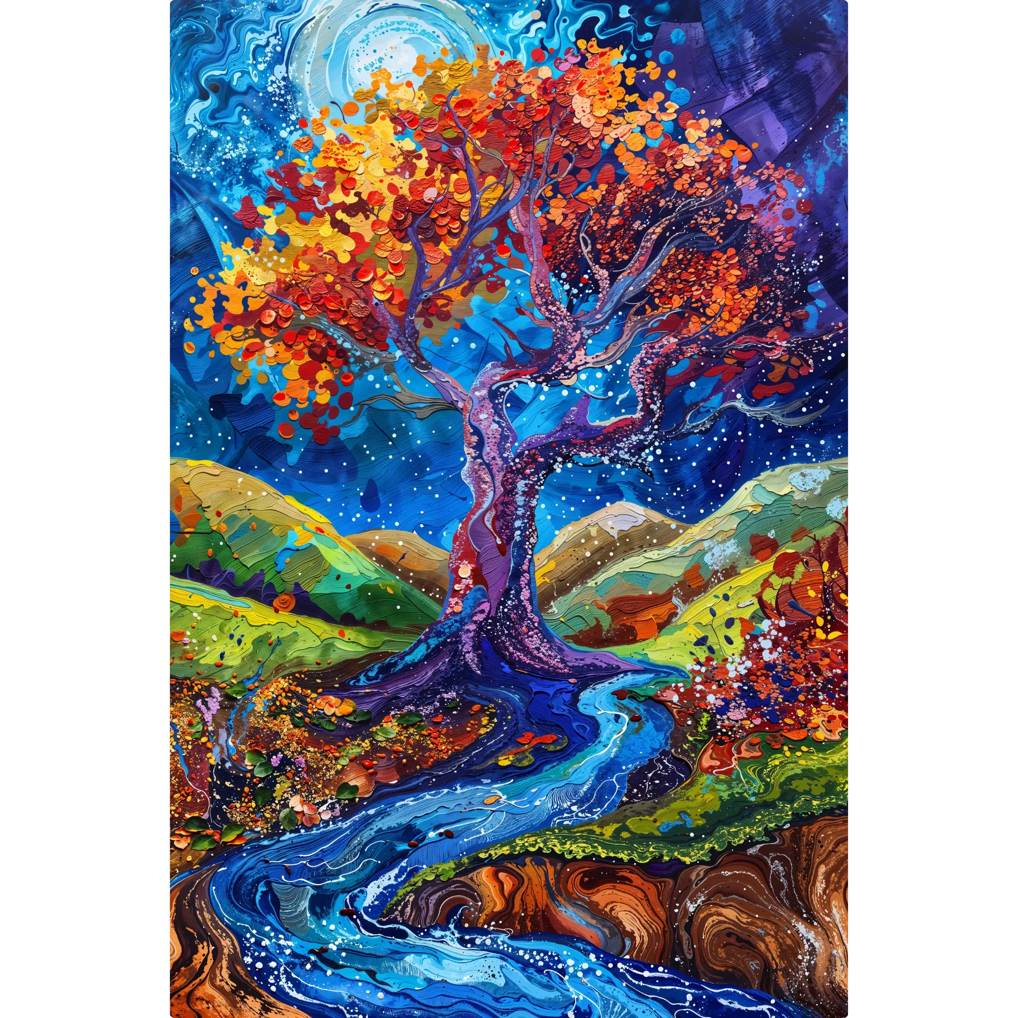 tableau-arbre-de-vie-peinture-acrylique | DreamWay