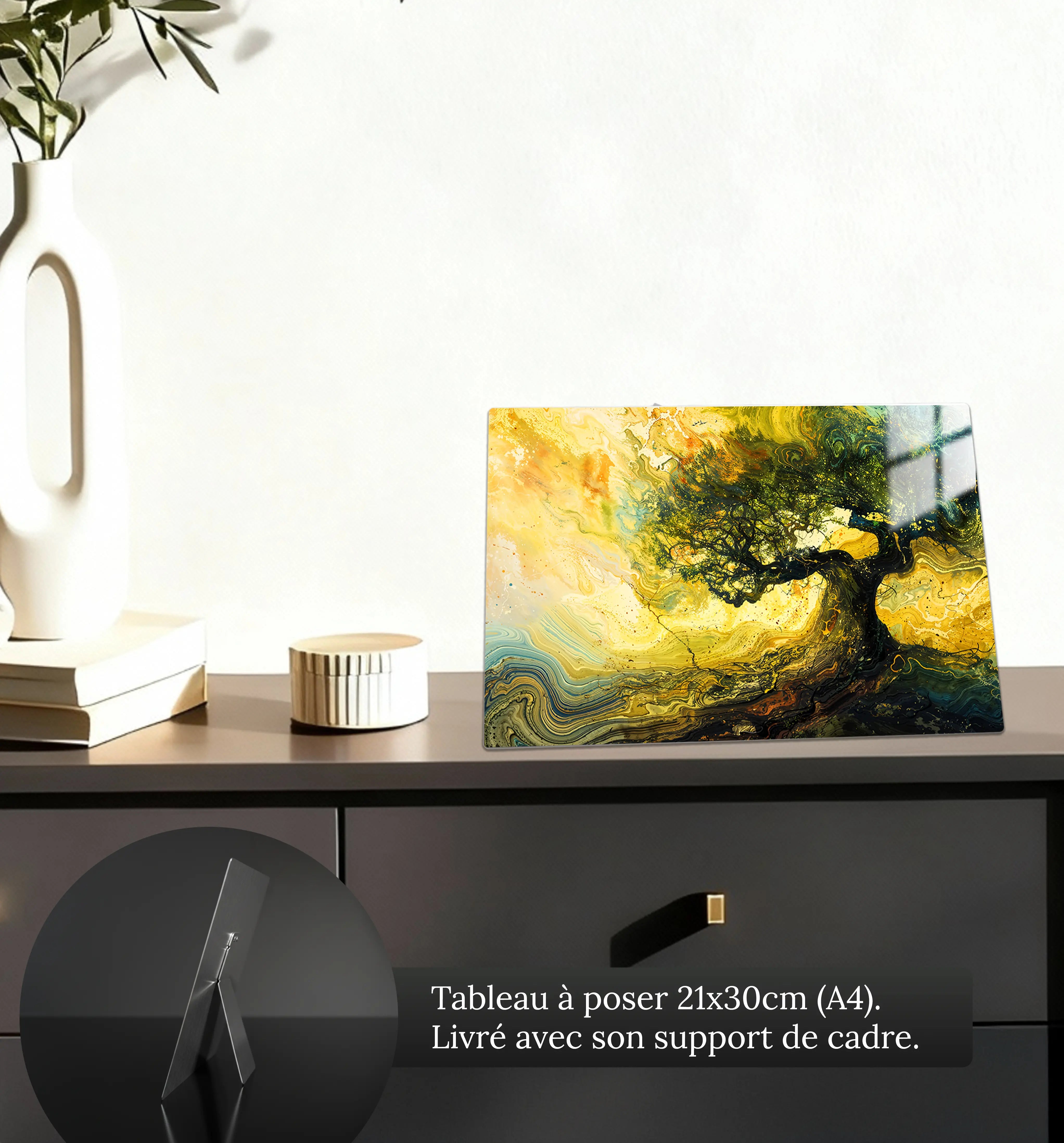 tableau-arbre-de-vie-peinture-petit-format-a-poser-sur-meuble | DreamWay