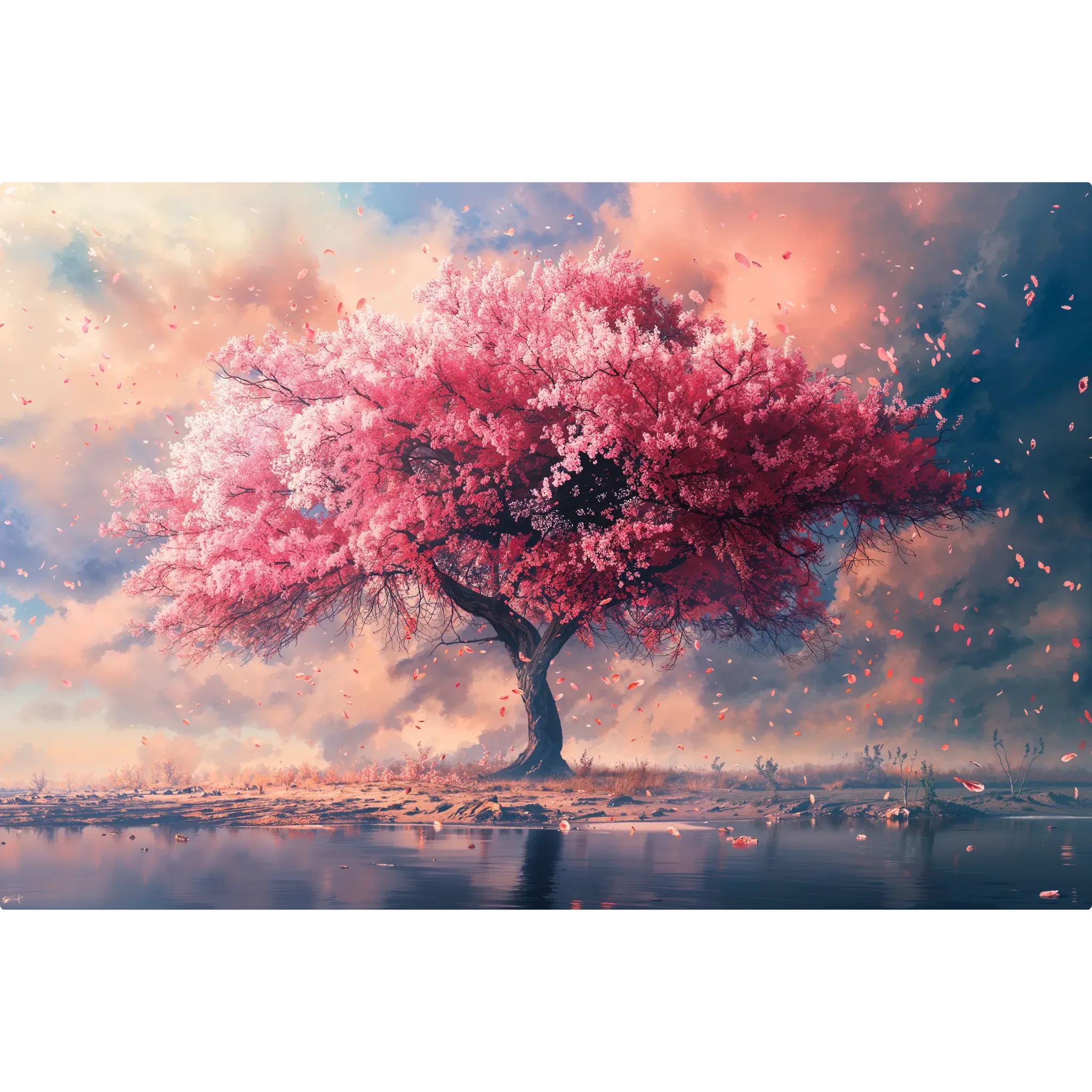 tableau-arbre-de-vie-rose | DreamWay